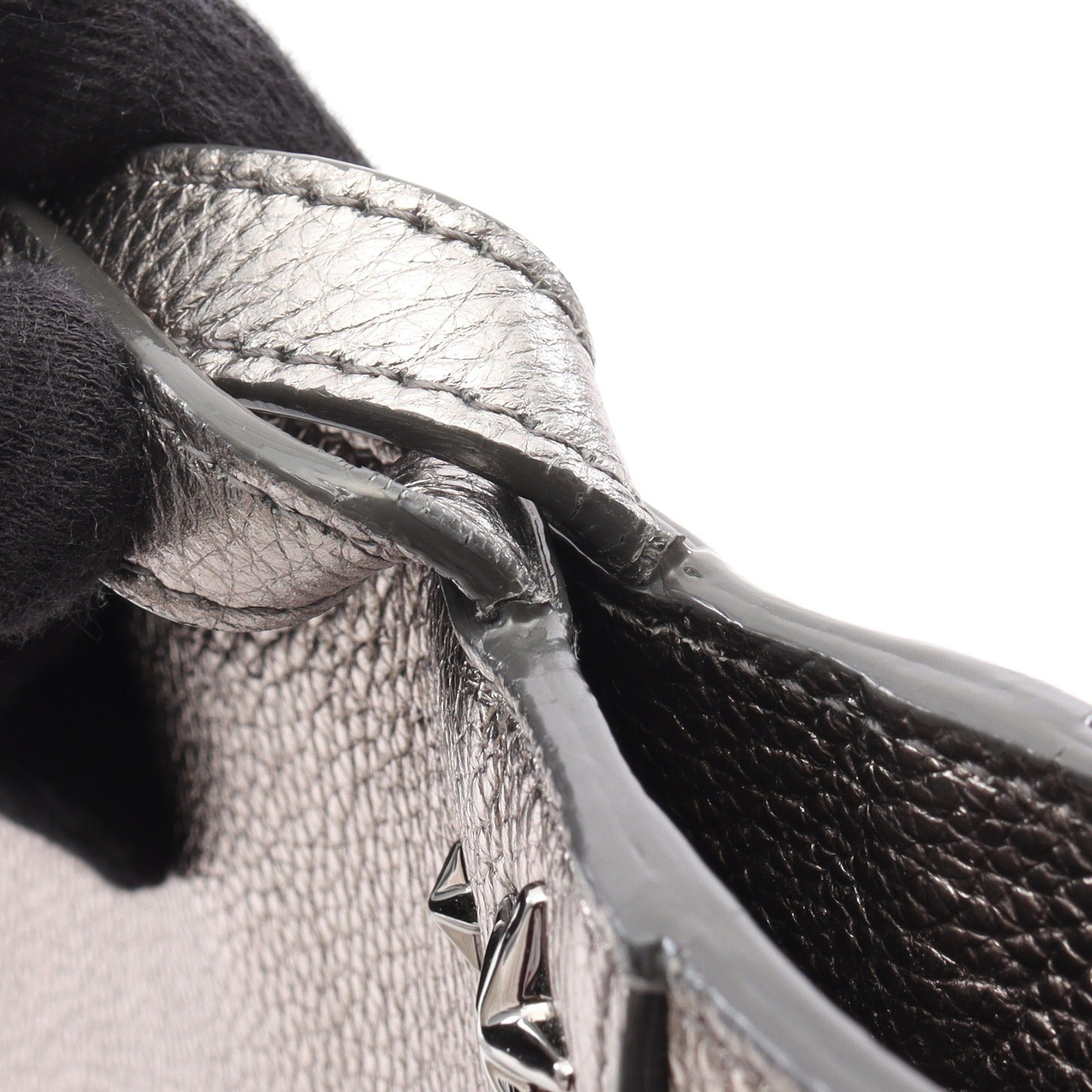 Jimmy Choo Jimmy Choo Mini Pegasi Handbag Leather Silver Star Studs Size ONE SIZE - 6 Thumbnail