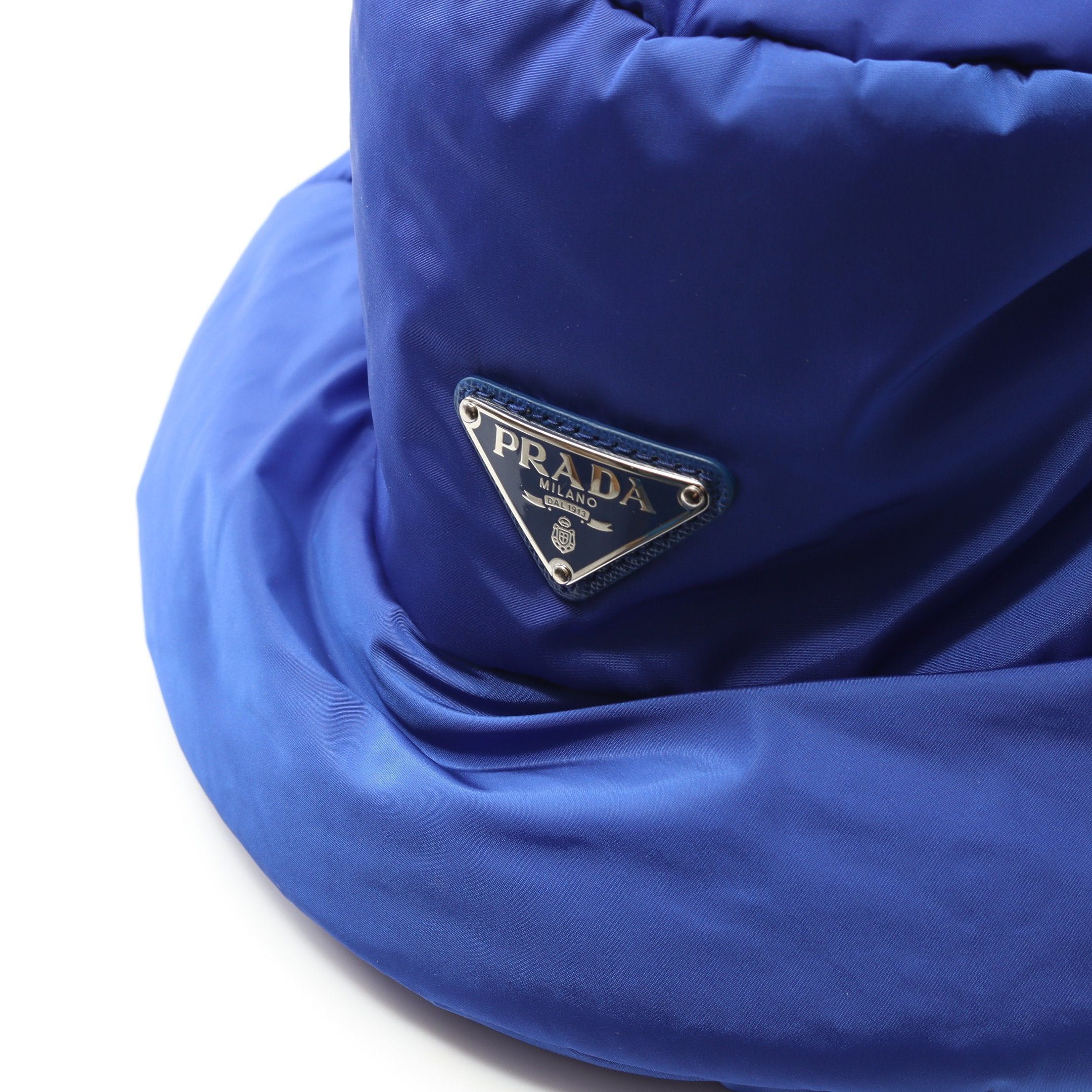 Prada Prada Bucket Hat Nylon Blue Size ONE SIZE - 8 Thumbnail
