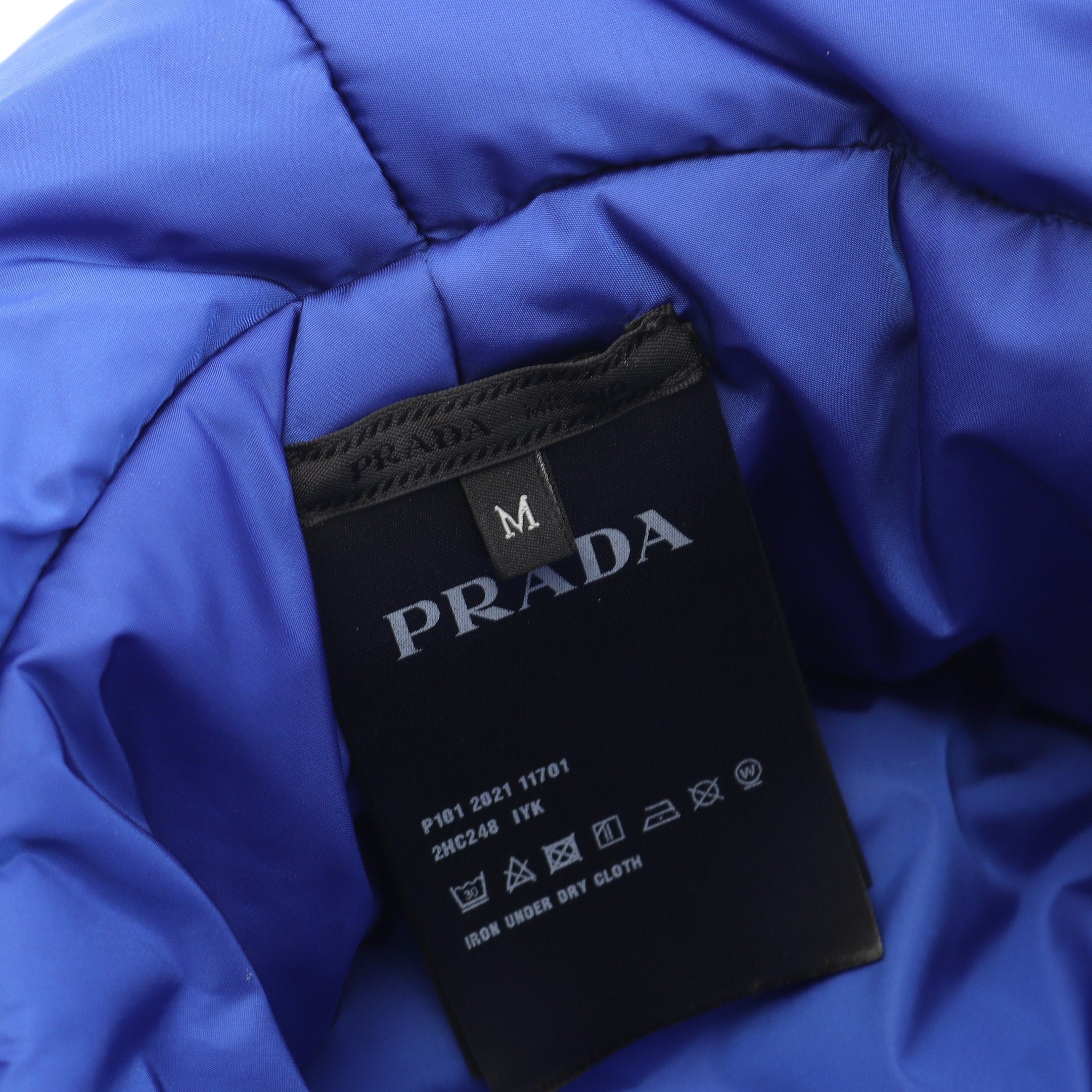 Prada Prada Bucket Hat Nylon Blue Size ONE SIZE - 4 Thumbnail