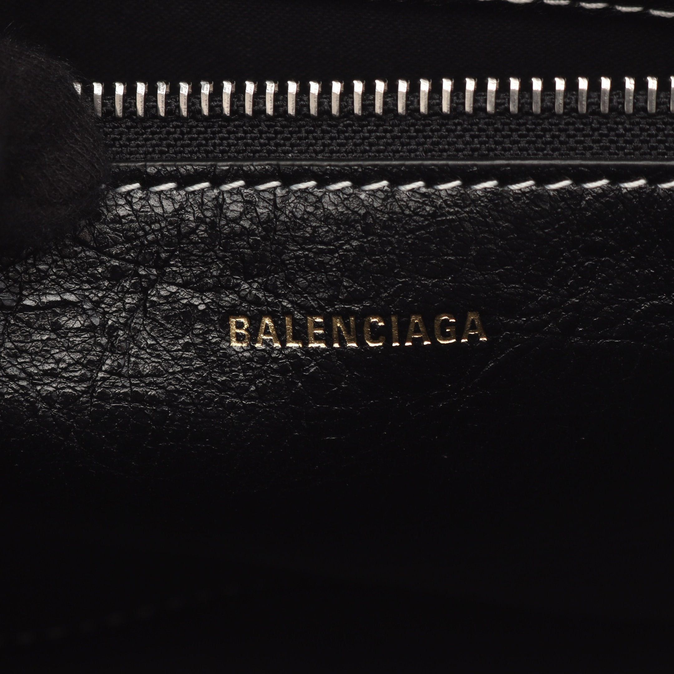 Balenciaga Balenciaga Barbes Small Handbag Leather Raffia Black White Pink Purple Size ONE SIZE - 4 Thumbnail