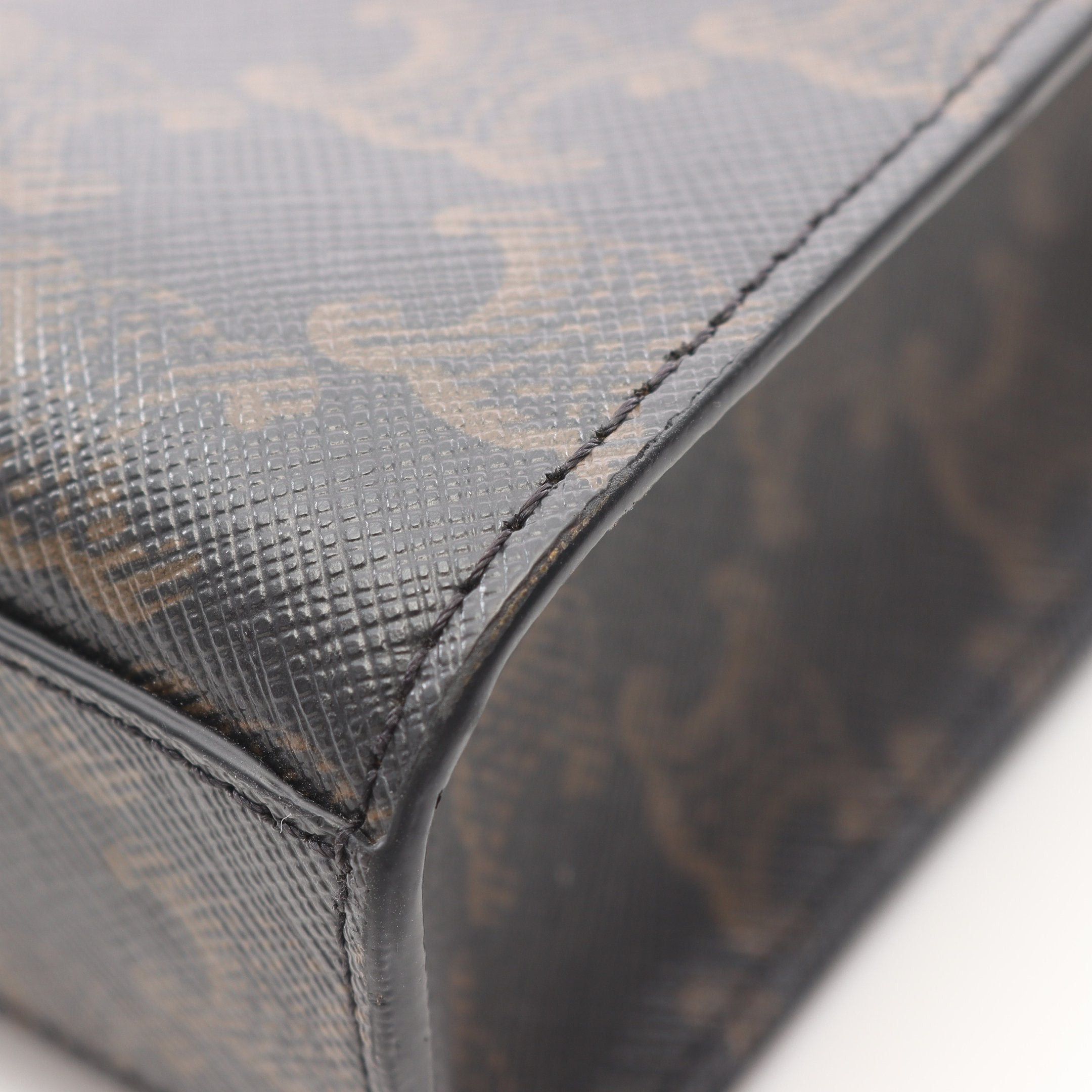 Celine Celine Mini Vertical Hippopotamus Triomphe Handbag Black Brown Size ONE SIZE - 6 Thumbnail