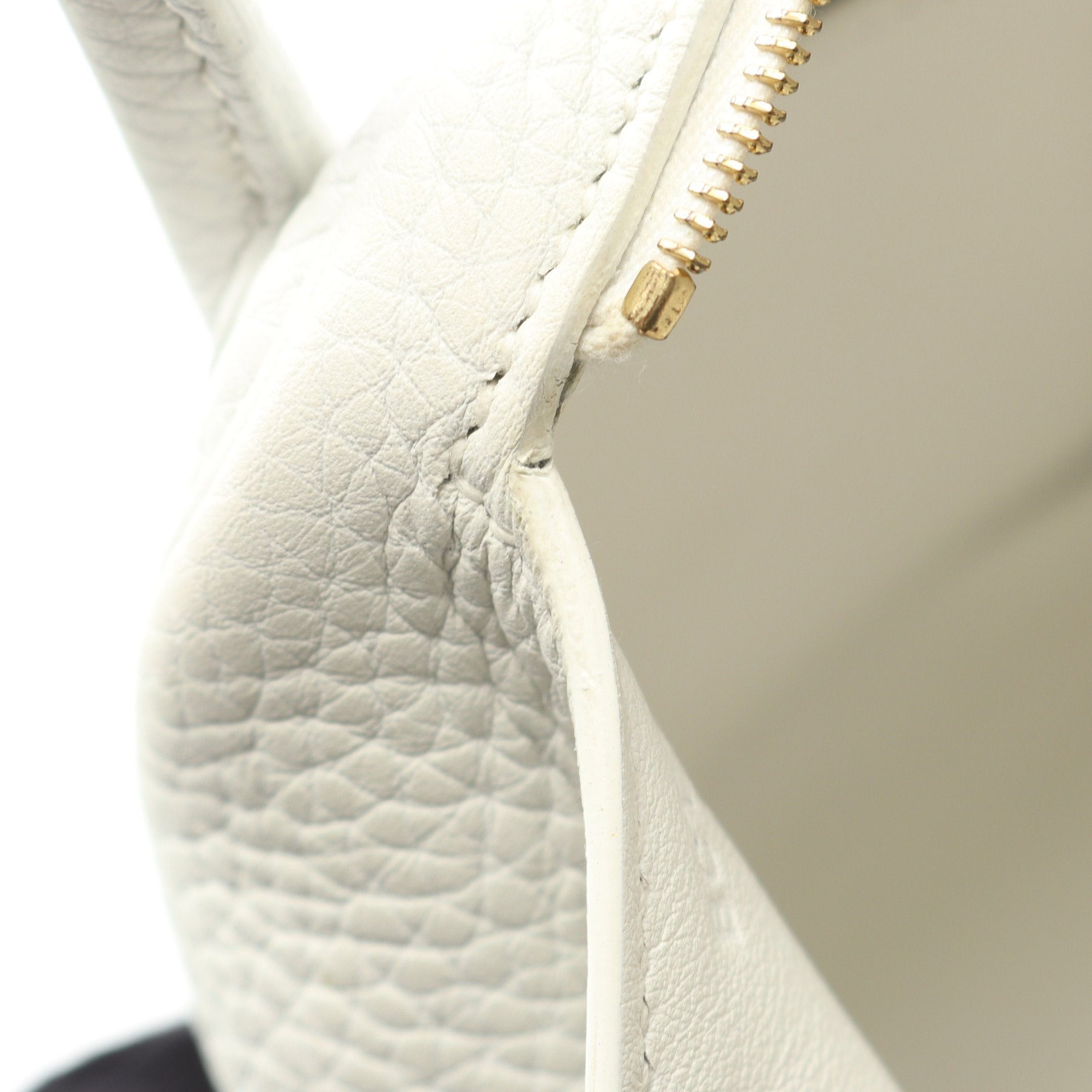 Hermes Hermes Lindy Mini New White Shoulder Bag Clemence Leather Gold Hardware B Stamp Size ONE SIZE - 8 Thumbnail