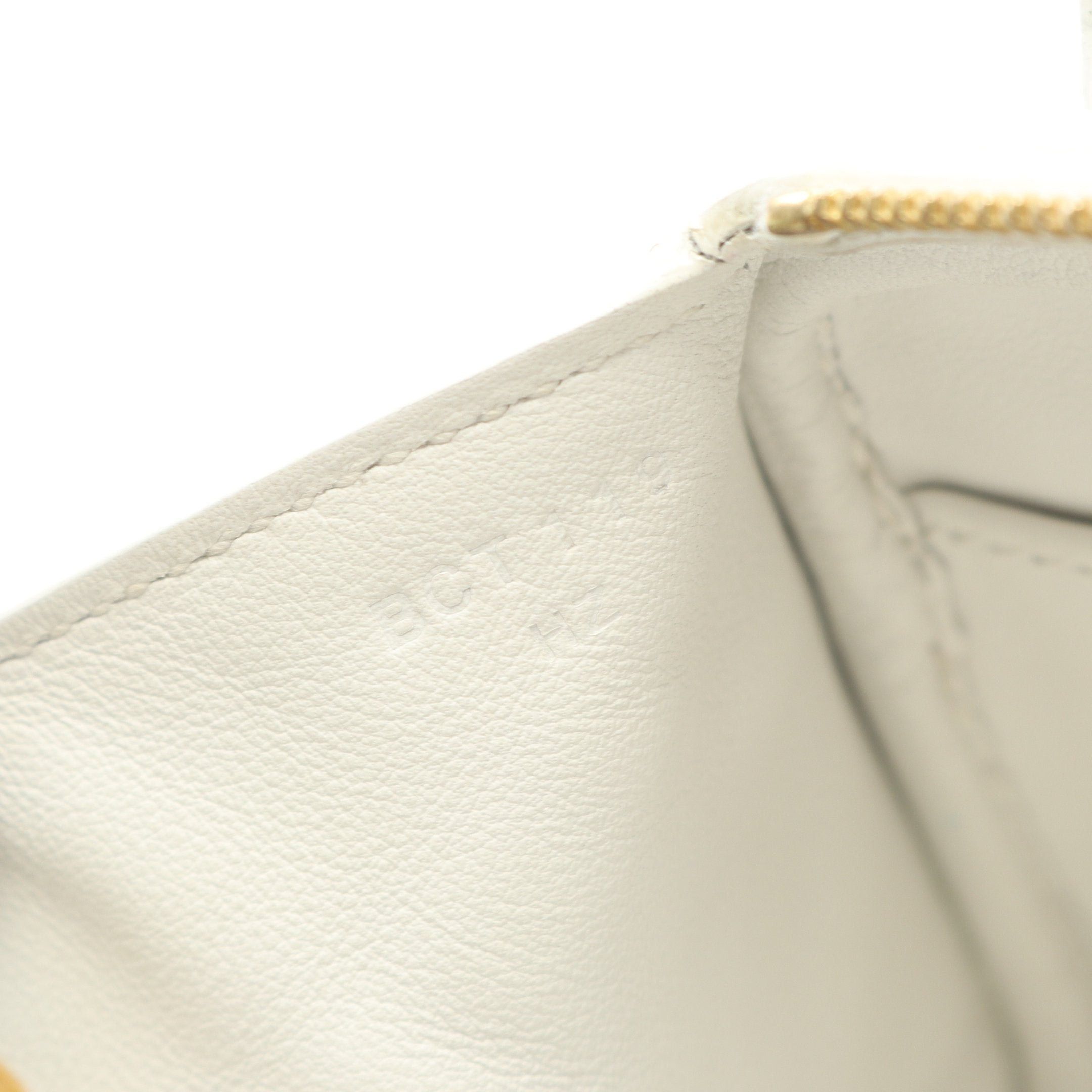 Hermes Hermes Lindy Mini New White Shoulder Bag Clemence Leather Gold Hardware B Stamp Size ONE SIZE - 5 Thumbnail