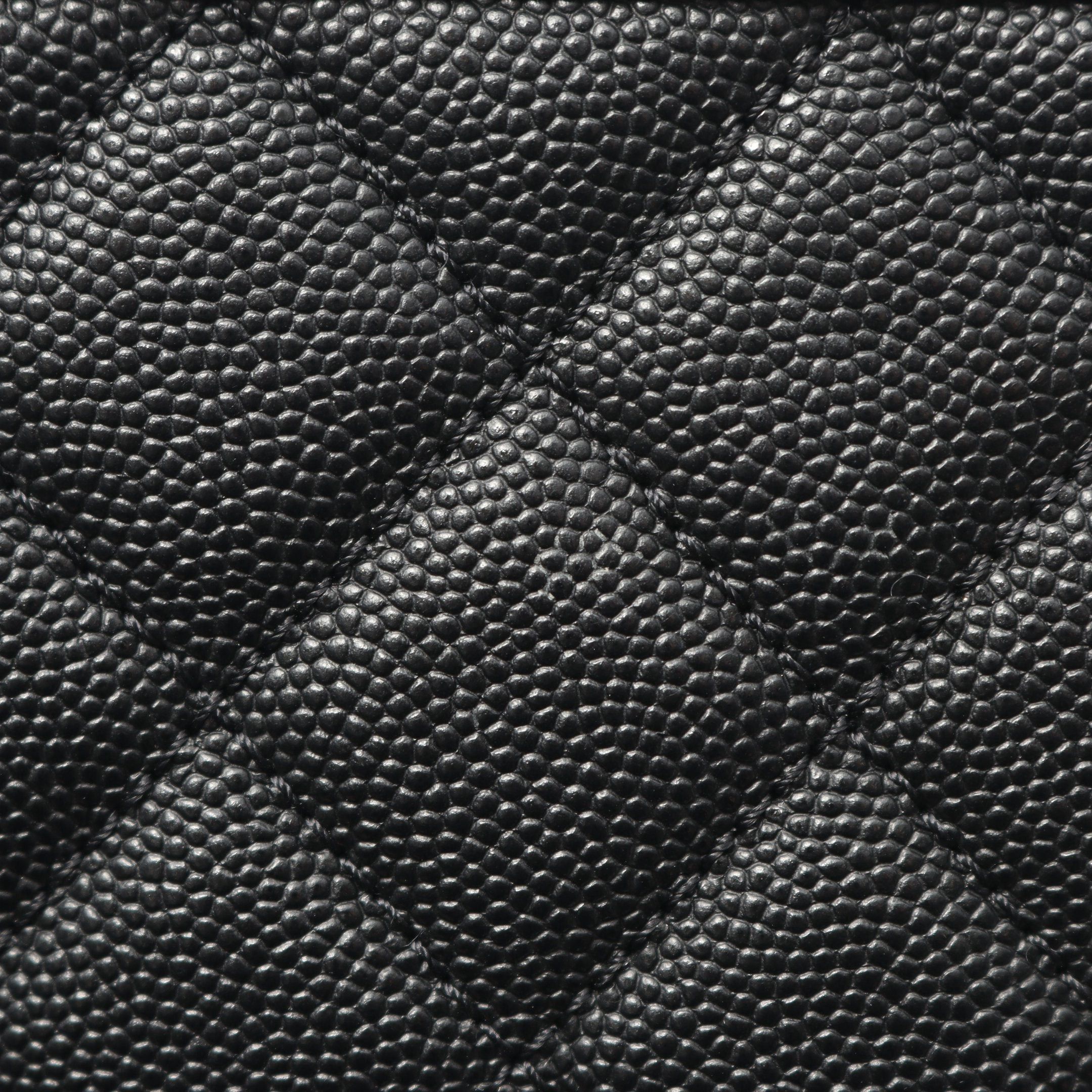 Chanel Chanel Cc Figley Small Vanity Bag Chain Shoulder Caviar Skin Black Gold Hardware Size ONE SIZE - 7 Thumbnail