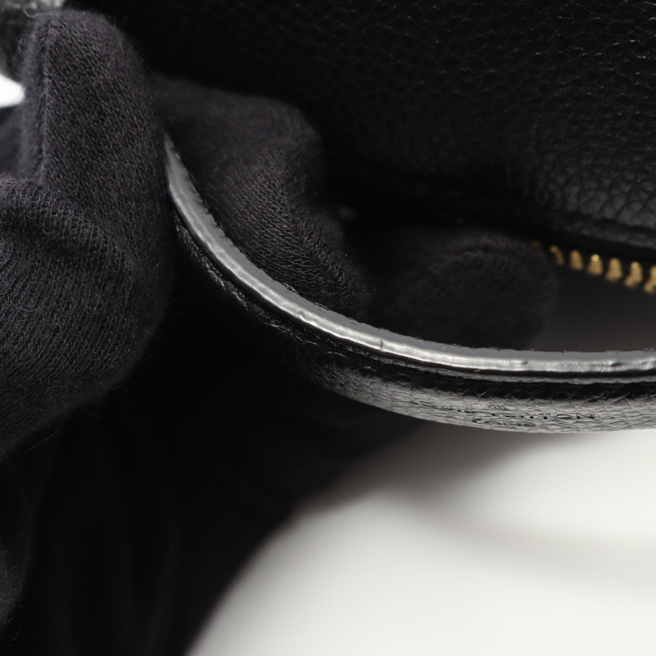 Louis Vuitton Louis Vuitton Saintonge Monogram Empreinte Noir Shoulder Bag Leather Black Size ONE SIZE - 8 Thumbnail