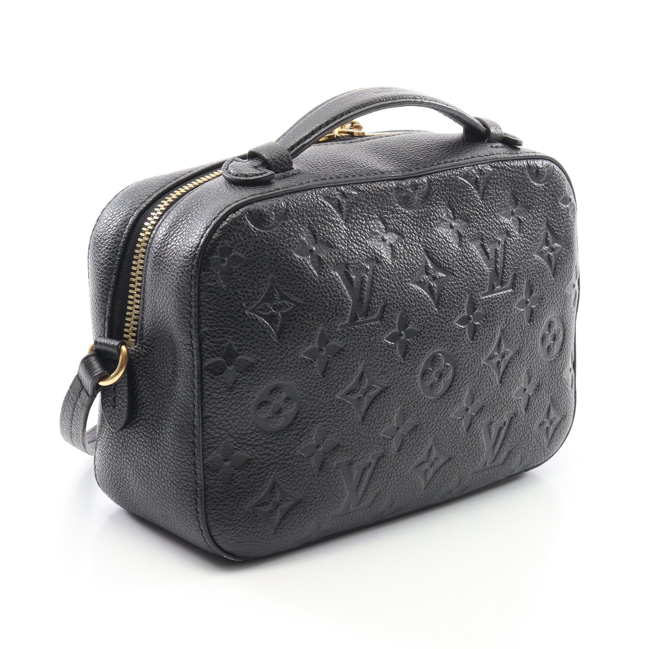 Louis Vuitton Louis Vuitton Saintonge Monogram Empreinte Noir Shoulder Bag Leather Black Size ONE SIZE - 2 Thumbnail