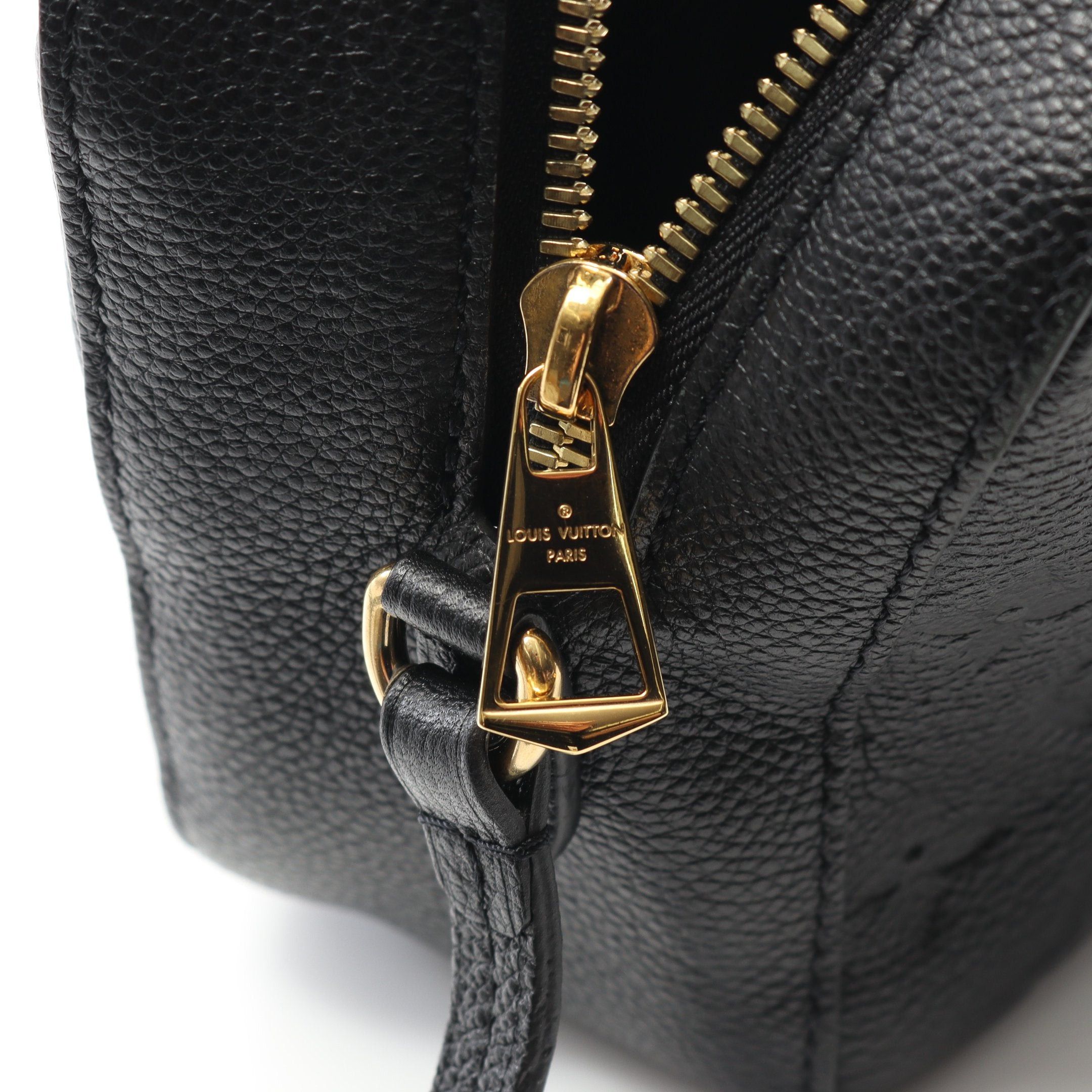 Louis Vuitton Louis Vuitton Saintonge Monogram Empreinte Noir Shoulder Bag Leather Black Size ONE SIZE - 7 Thumbnail