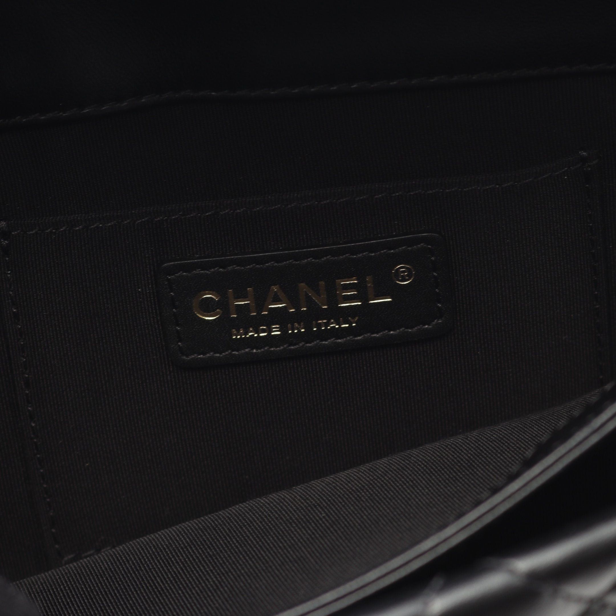 Chanel Chanel Matelasse Clutch Bag Lambskin Black Gold Hardware Size ONE SIZE - 4 Thumbnail