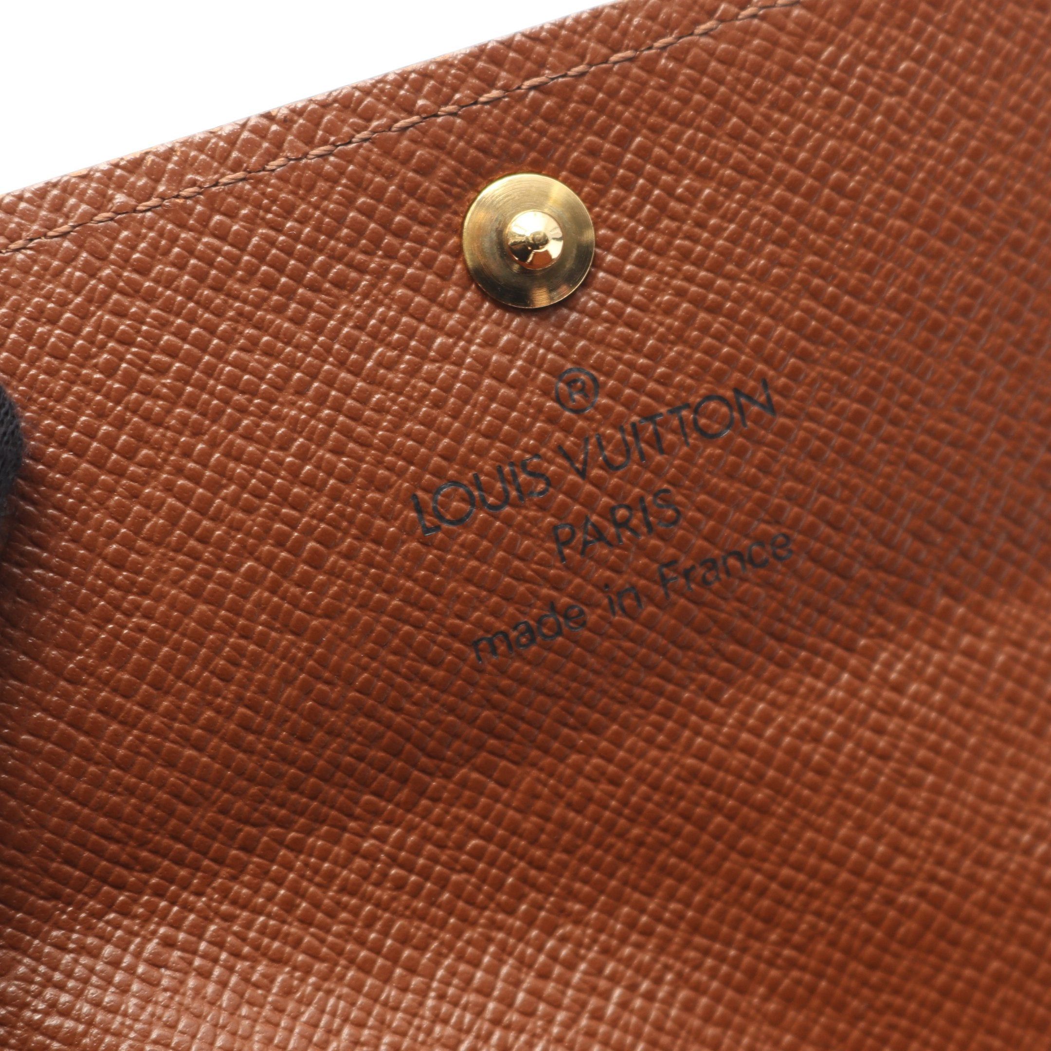 Louis Vuitton Louis Vuitton Porte-Monnaie Plastic Monogram Coin Purse Leather Brown Size ONE SIZE - 4 Thumbnail