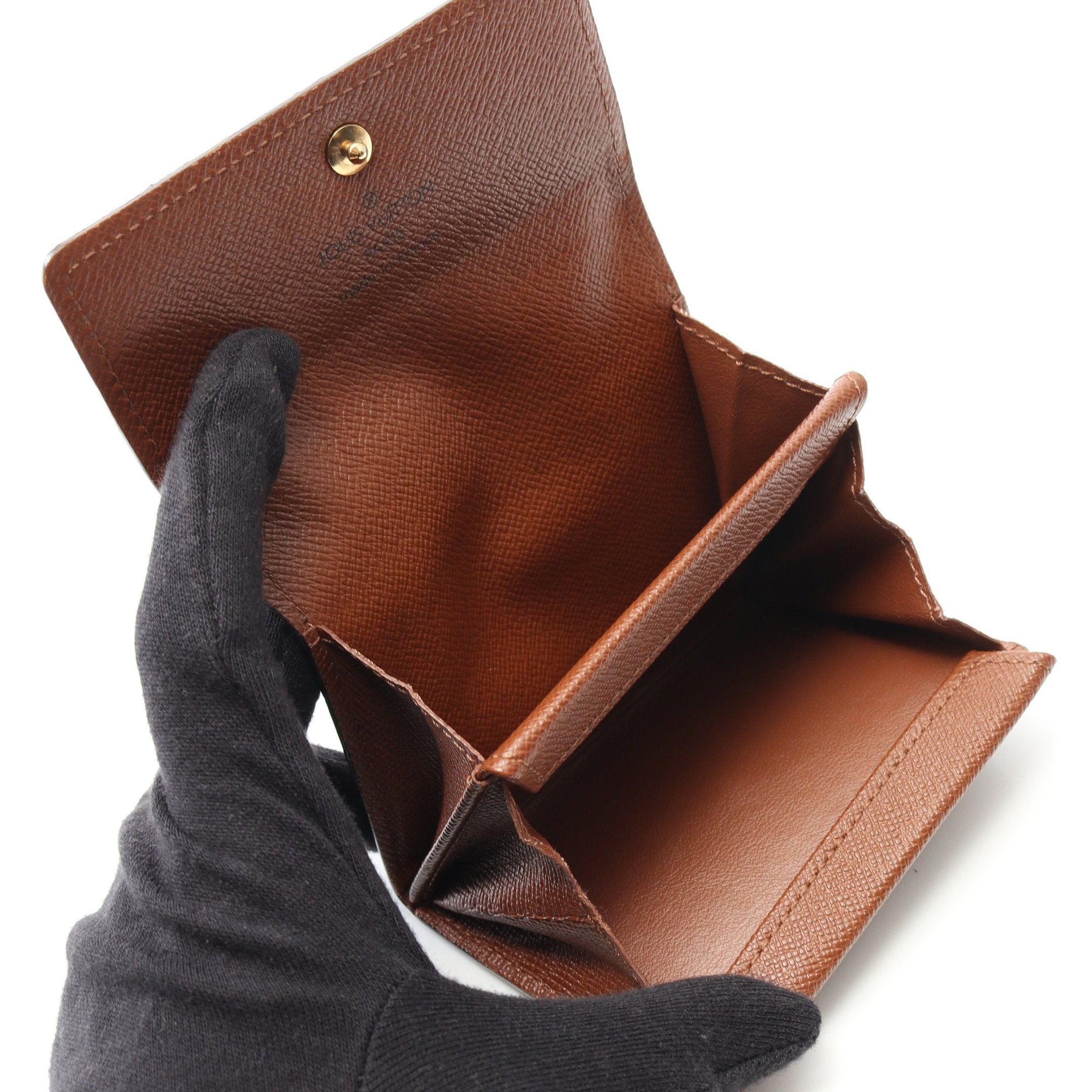Louis Vuitton Louis Vuitton Porte-Monnaie Plastic Monogram Coin Purse Leather Brown Size ONE SIZE - 3 Thumbnail