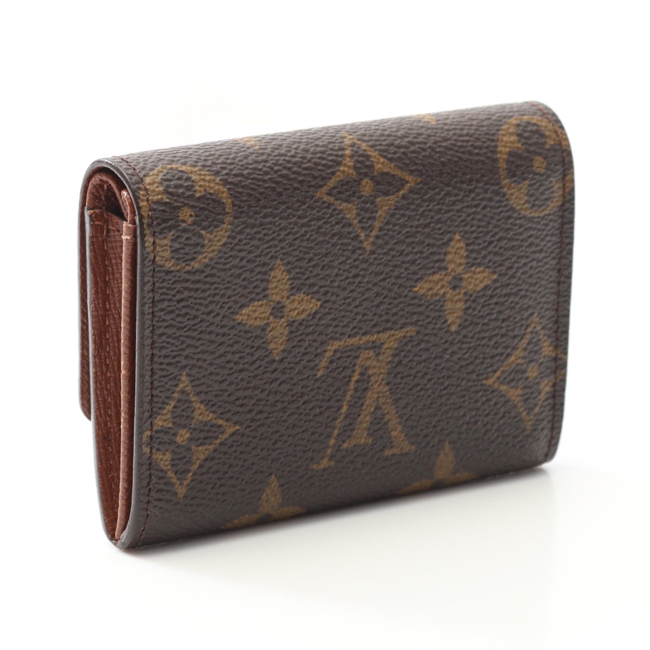 Louis Vuitton Louis Vuitton Porte-Monnaie Plastic Monogram Coin Purse Leather Brown Size ONE SIZE - 2 Thumbnail