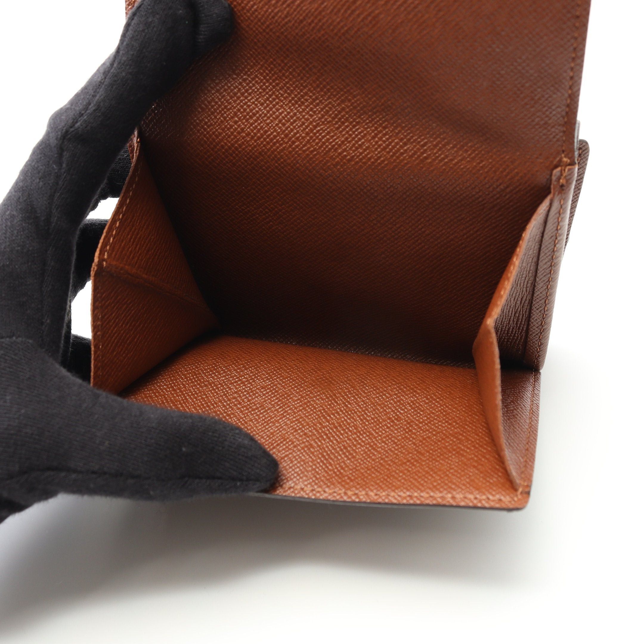 Louis Vuitton Louis Vuitton Porto Monnaie Bie Cult Credit Monogram Trifold Wallet Double Hook Leather Brown Size ONE SIZE - 4 Thumbnail