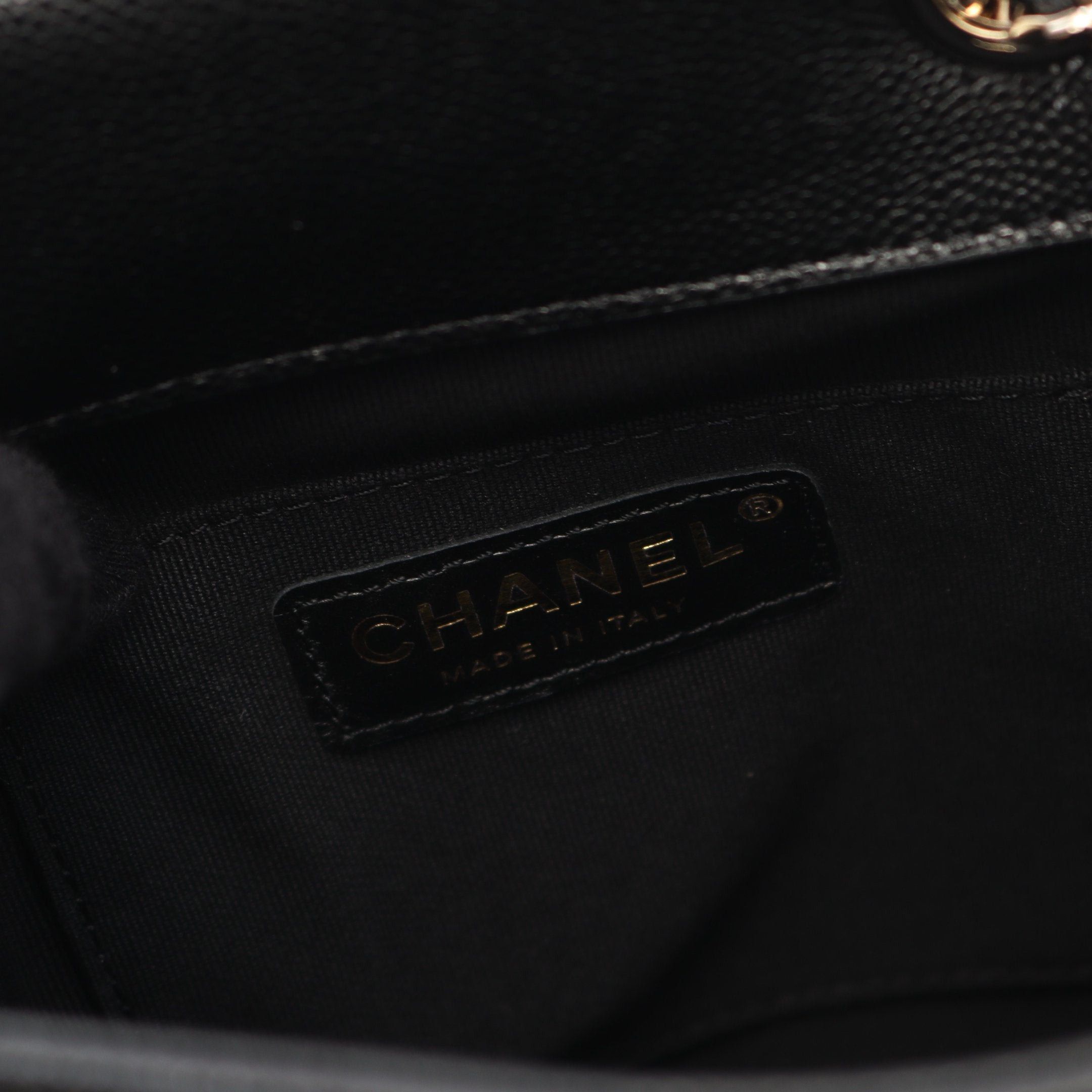 Chanel Chanel Matelasse Backpack Rucksack Caviar Skin Black Gold Hardware Size ONE SIZE - 4 Thumbnail