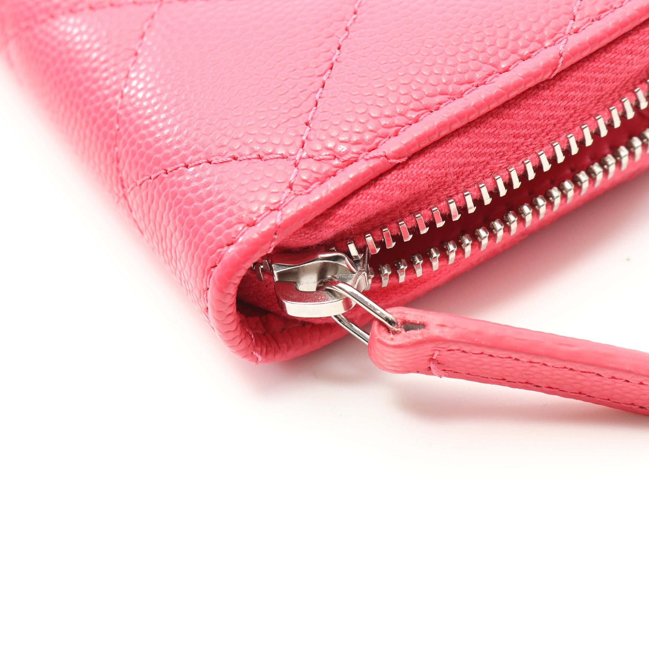 Chanel Chanel Matelasse Card Case Coin Purse Caviar Skin Pink Purple Silver Hardware Size ONE SIZE - 7 Thumbnail