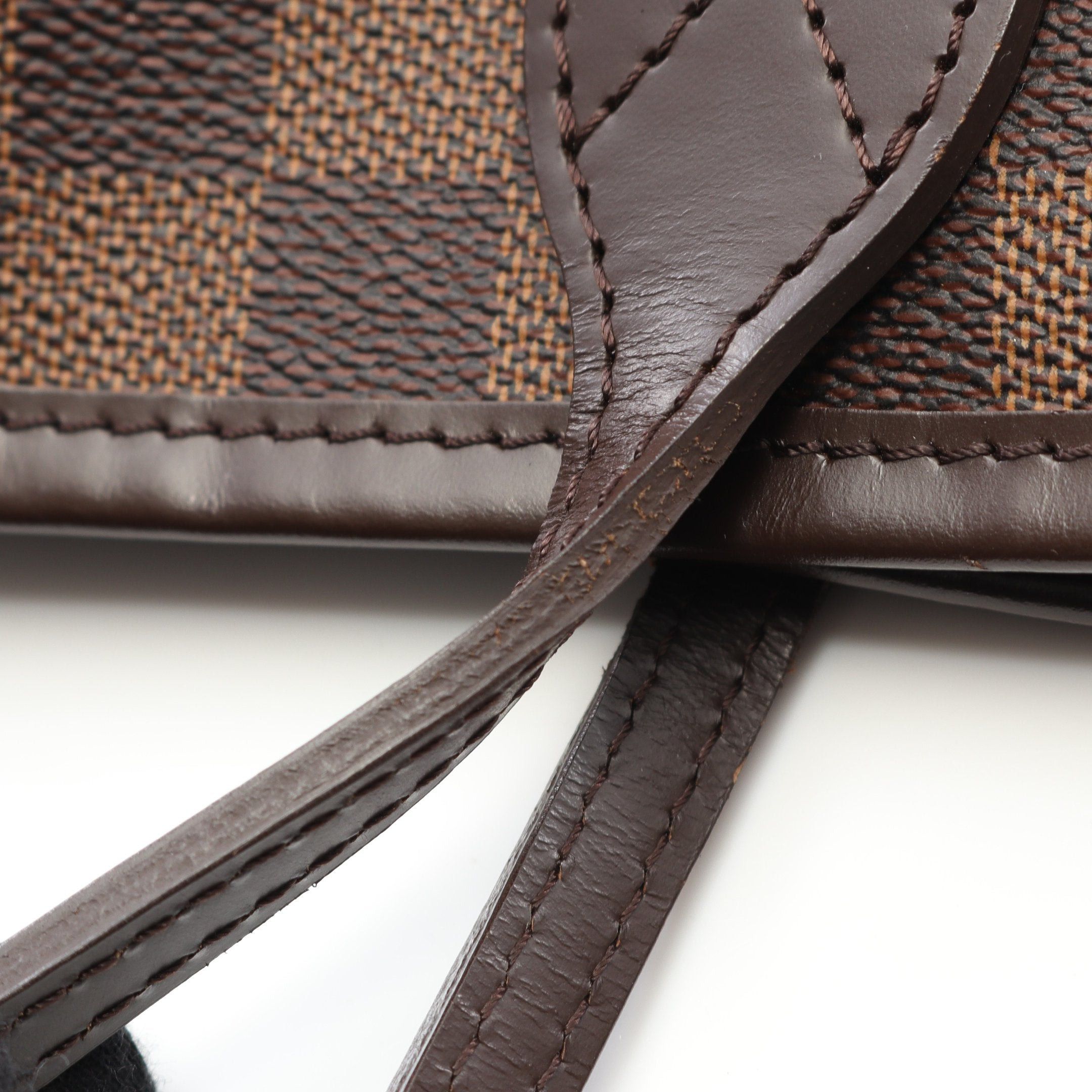 Louis Vuitton Louis Vuitton Neverfull Pm Damier Ebene Handbag Tote Bag Leather Brown Size ONE SIZE - 6 Thumbnail