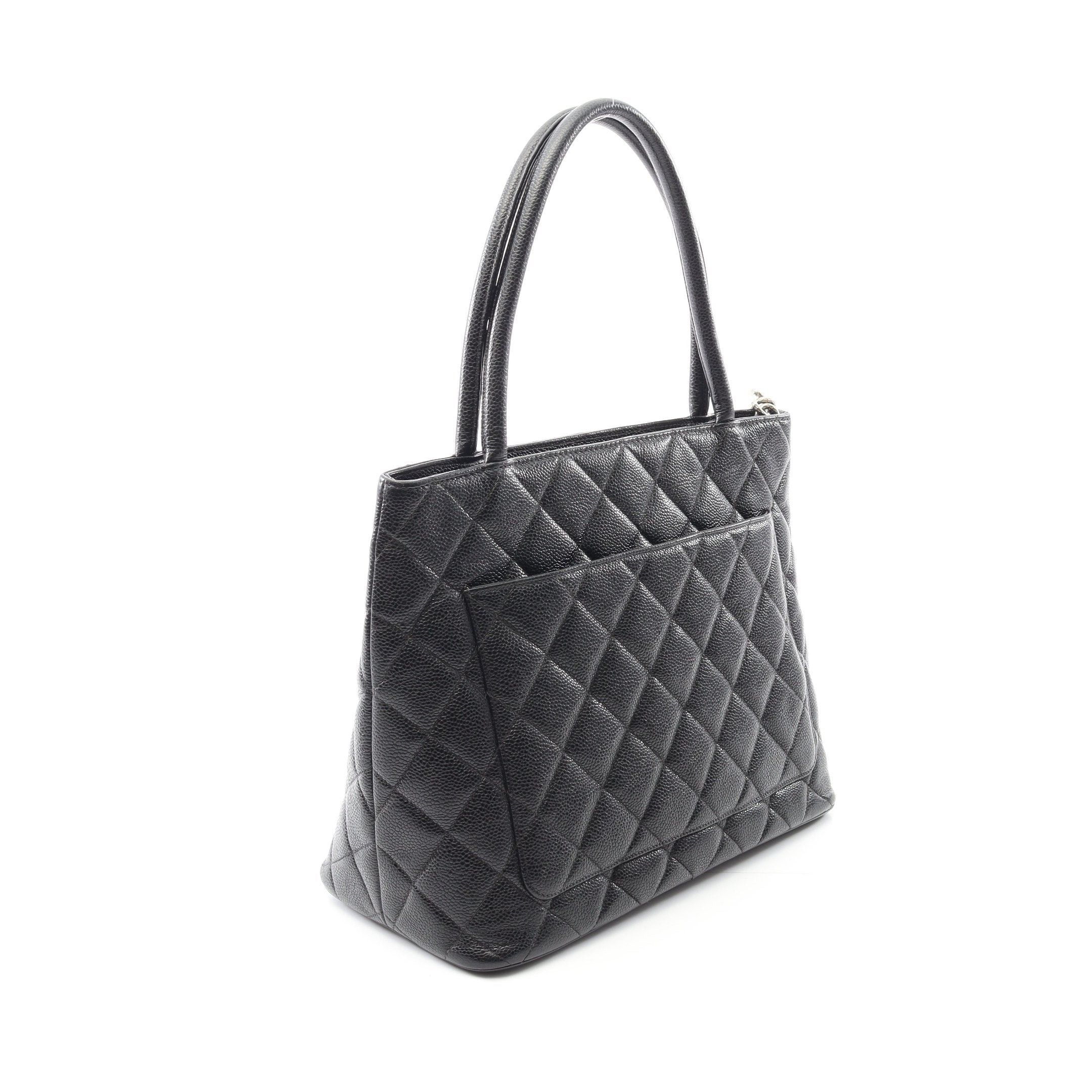 Chanel Chanel Reissue Tote Handbag Bag Caviar Skin Black Silver Hardware Size ONE SIZE - 2 Thumbnail