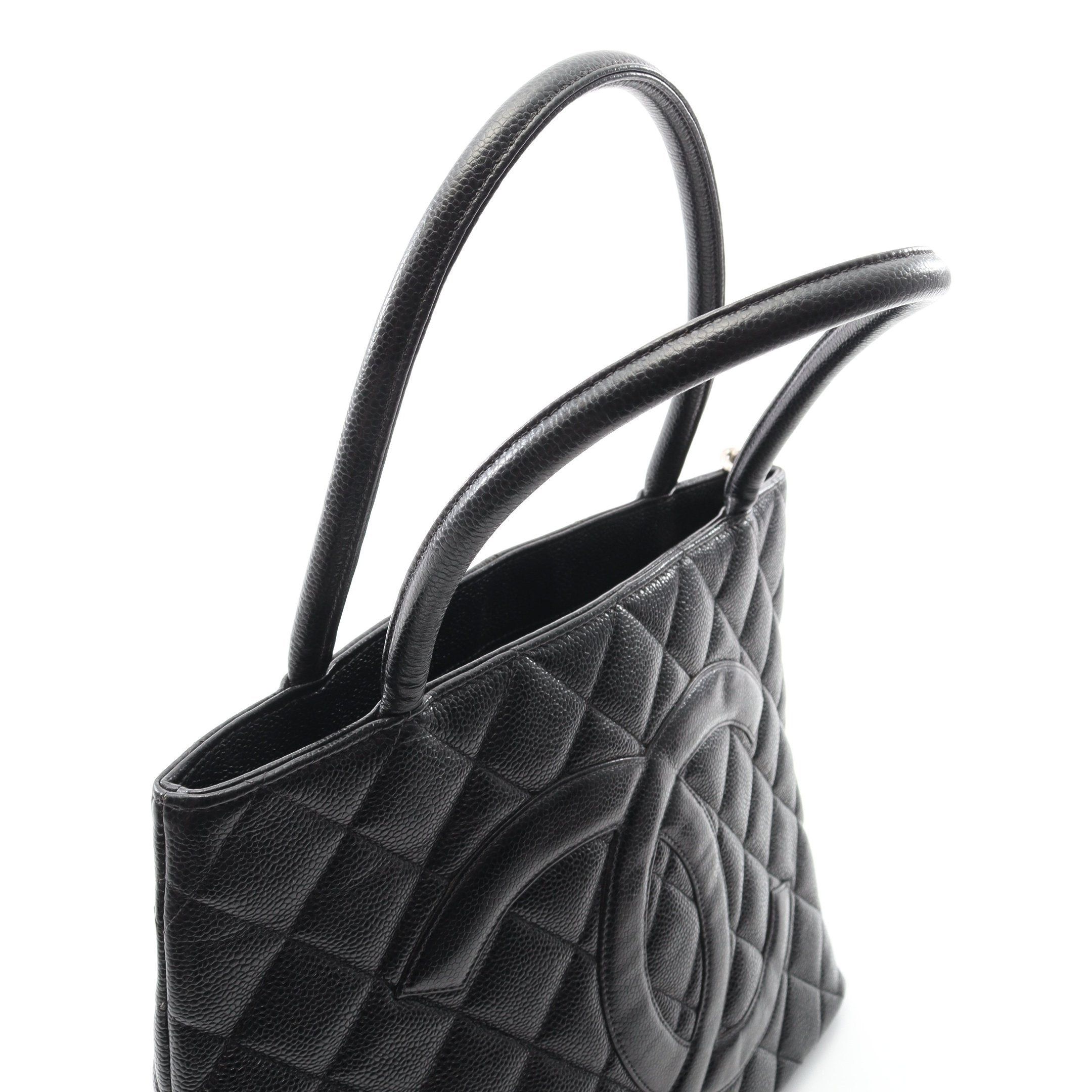 Chanel Chanel Reissue Tote Handbag Bag Caviar Skin Black Silver Hardware Size ONE SIZE - 8 Thumbnail