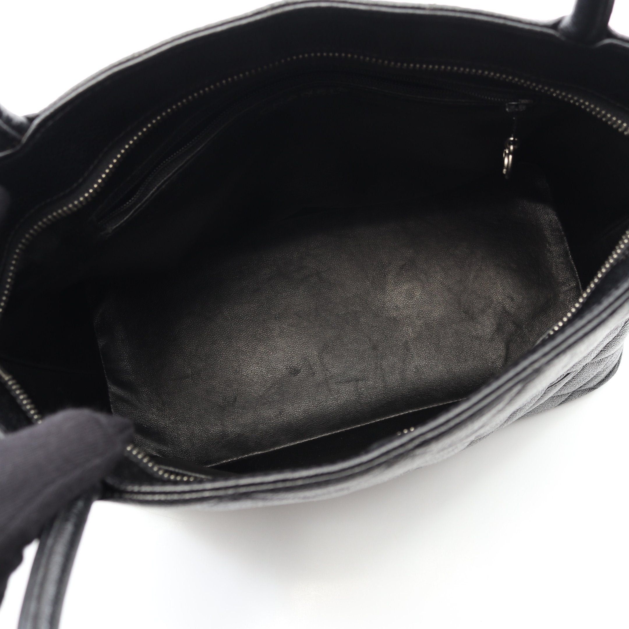Chanel Chanel Reissue Tote Handbag Bag Caviar Skin Black Silver Hardware Size ONE SIZE - 6 Thumbnail