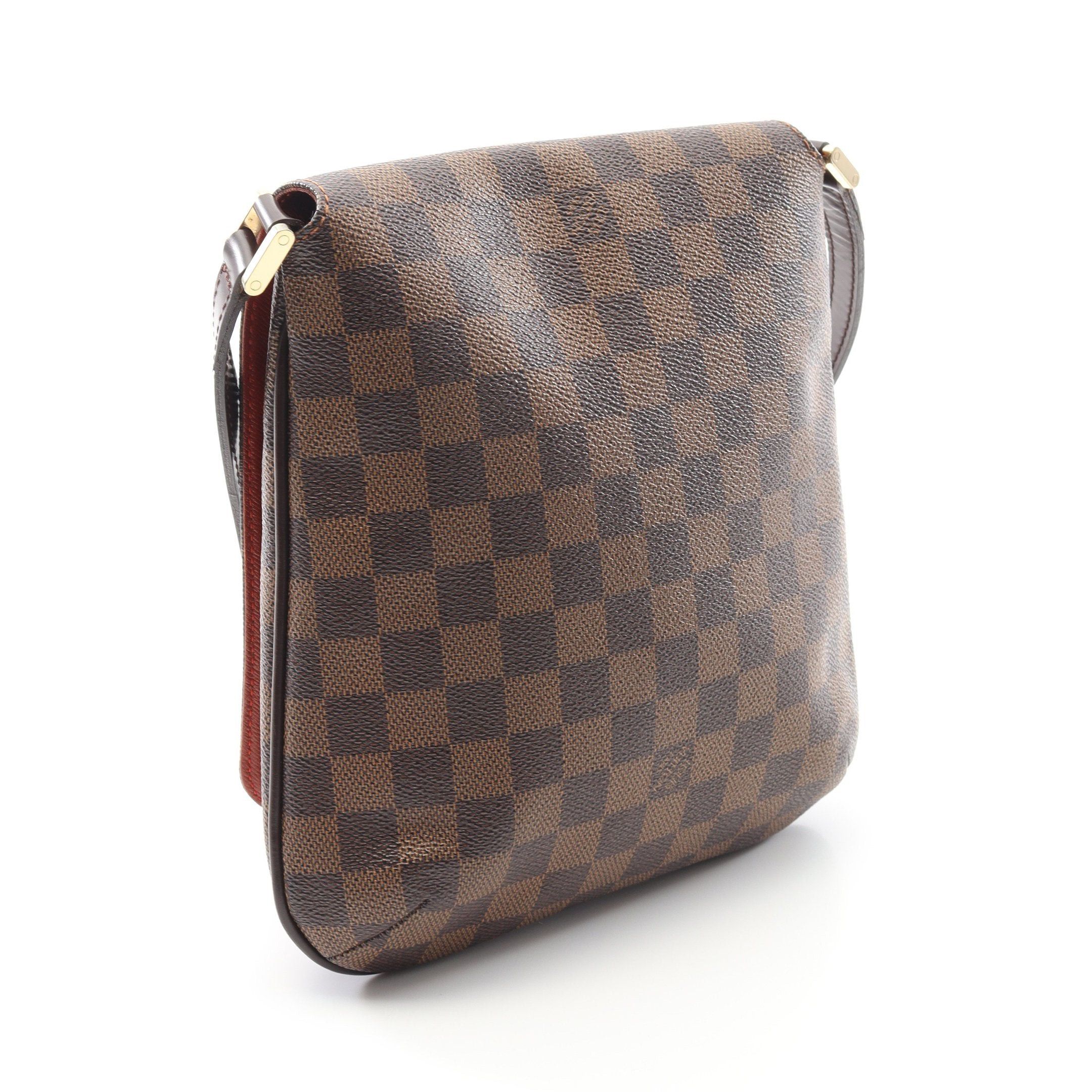 Louis Vuitton Louis Vuitton Musette Salsa Long Strap Damier Ebene Shoulder Bag Leather Brown Size ONE SIZE - 2 Thumbnail
