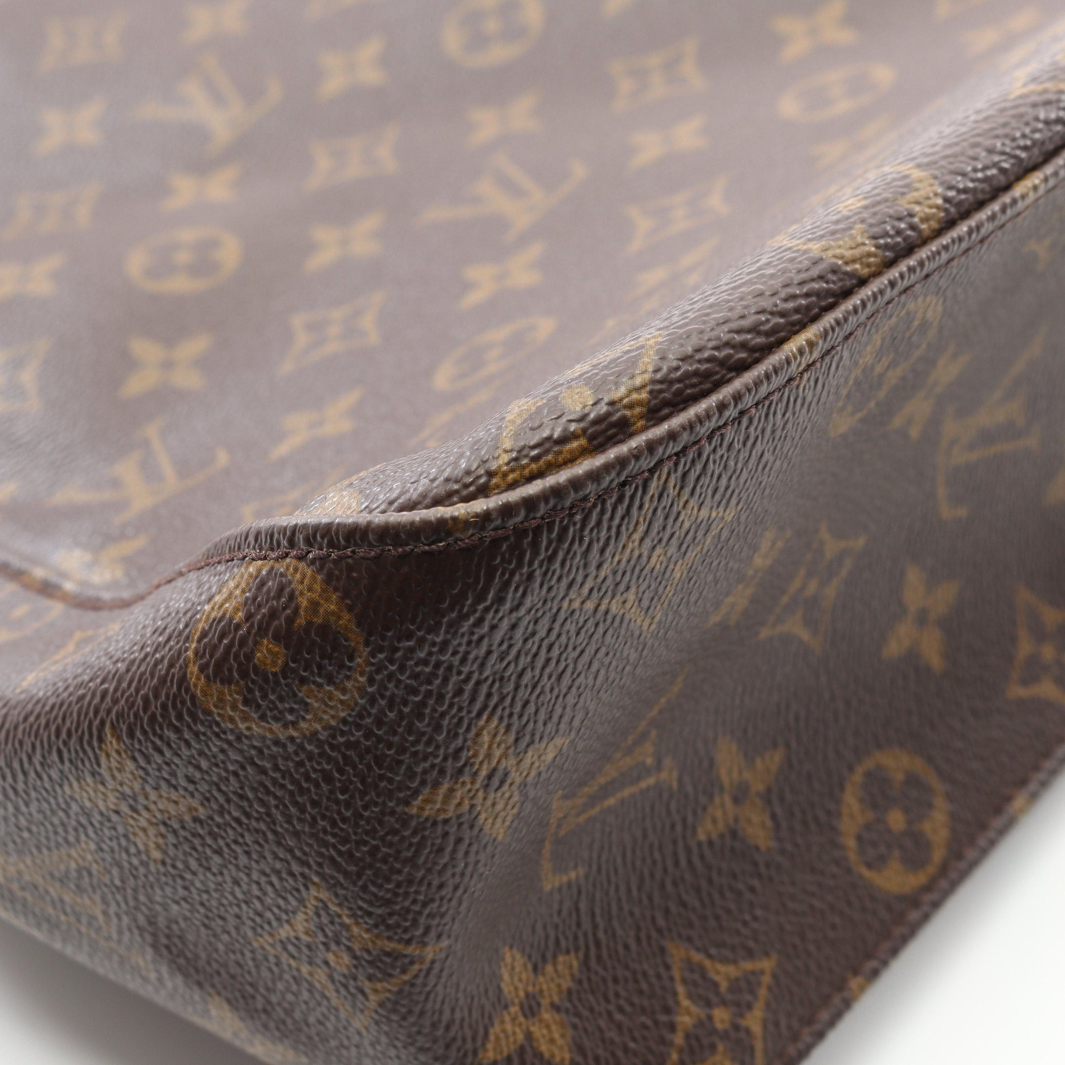 Louis Vuitton Louis Vuitton Looping Gm Monogram Shoulder Bag Leather Brown Size ONE SIZE - 9 Thumbnail