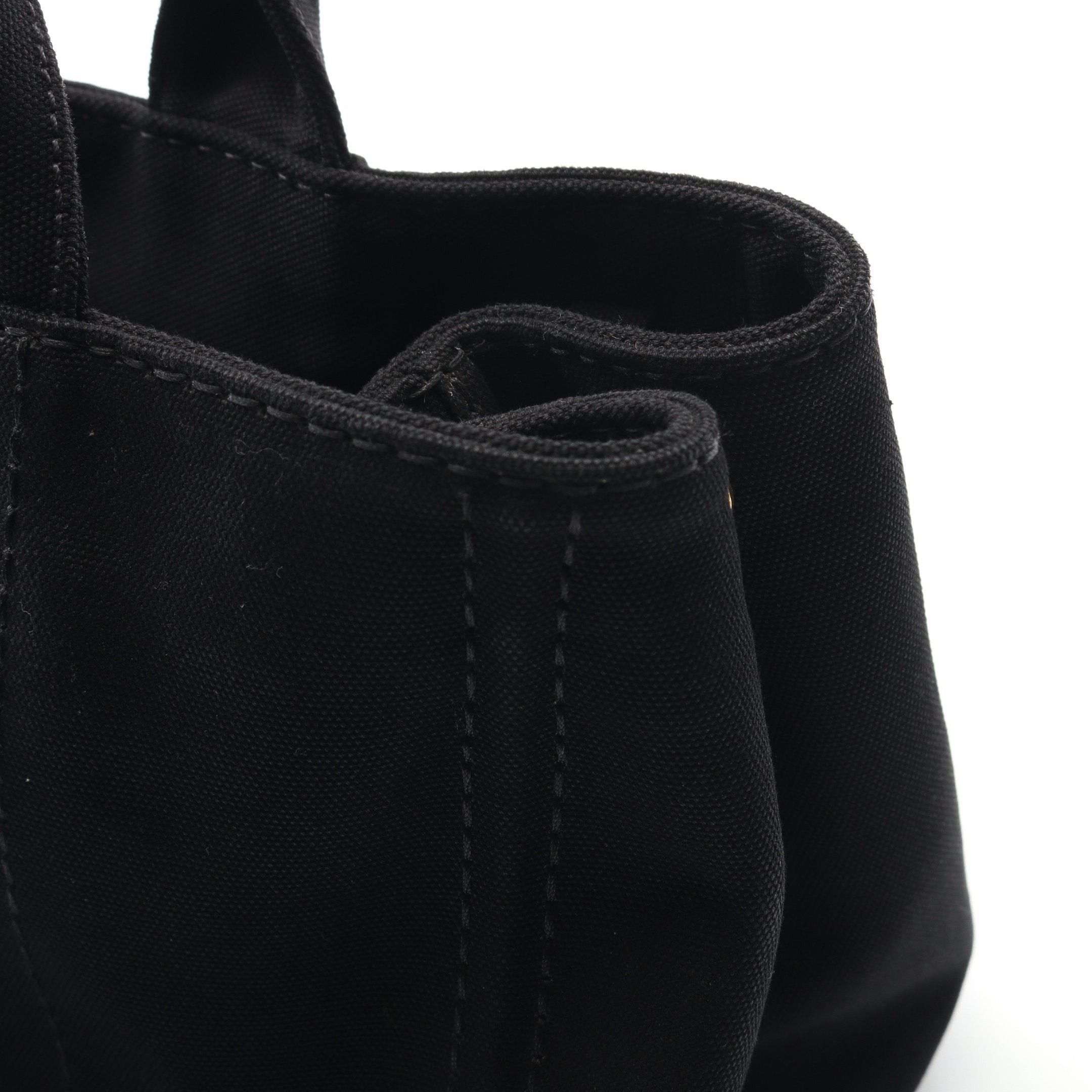 Prada Prada Canapa Kanapa Handbag Tote Bag Canvas Black Size ONE SIZE - 9 Thumbnail