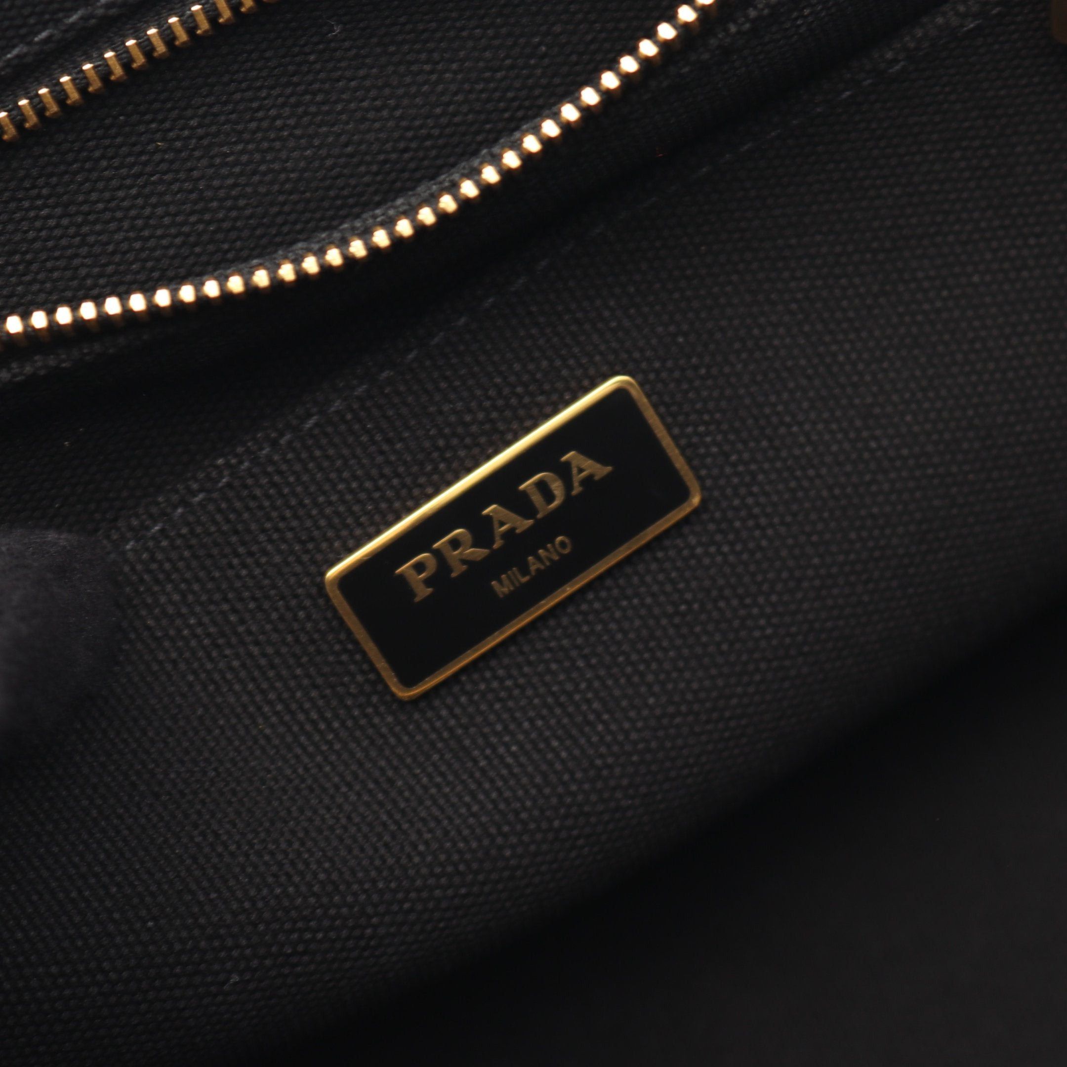 Prada Prada Canapa Kanapa Handbag Tote Bag Canvas Black Size ONE SIZE - 4 Thumbnail