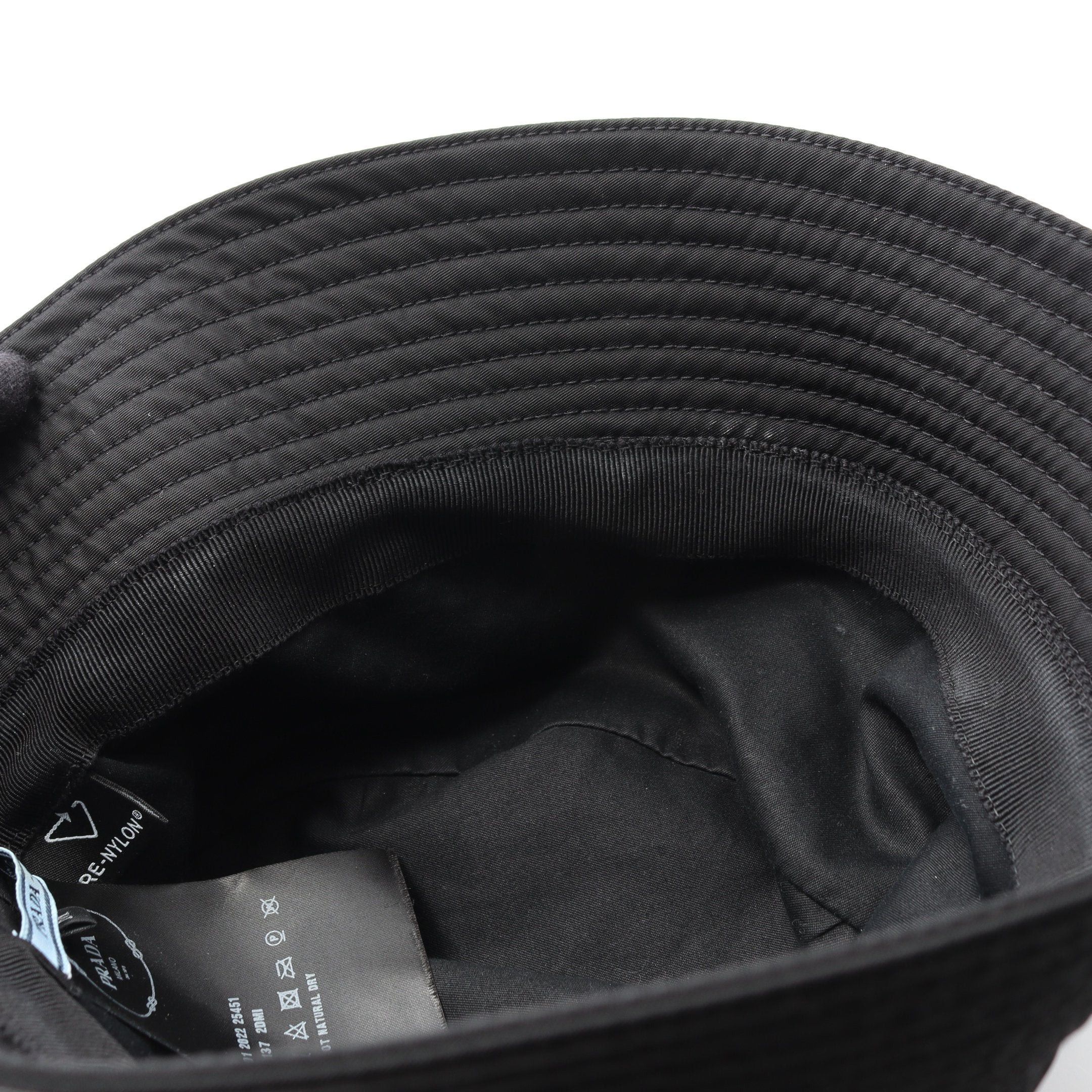 Prada Prada Bucket Hat Nylon Black Size ONE SIZE - 7 Thumbnail