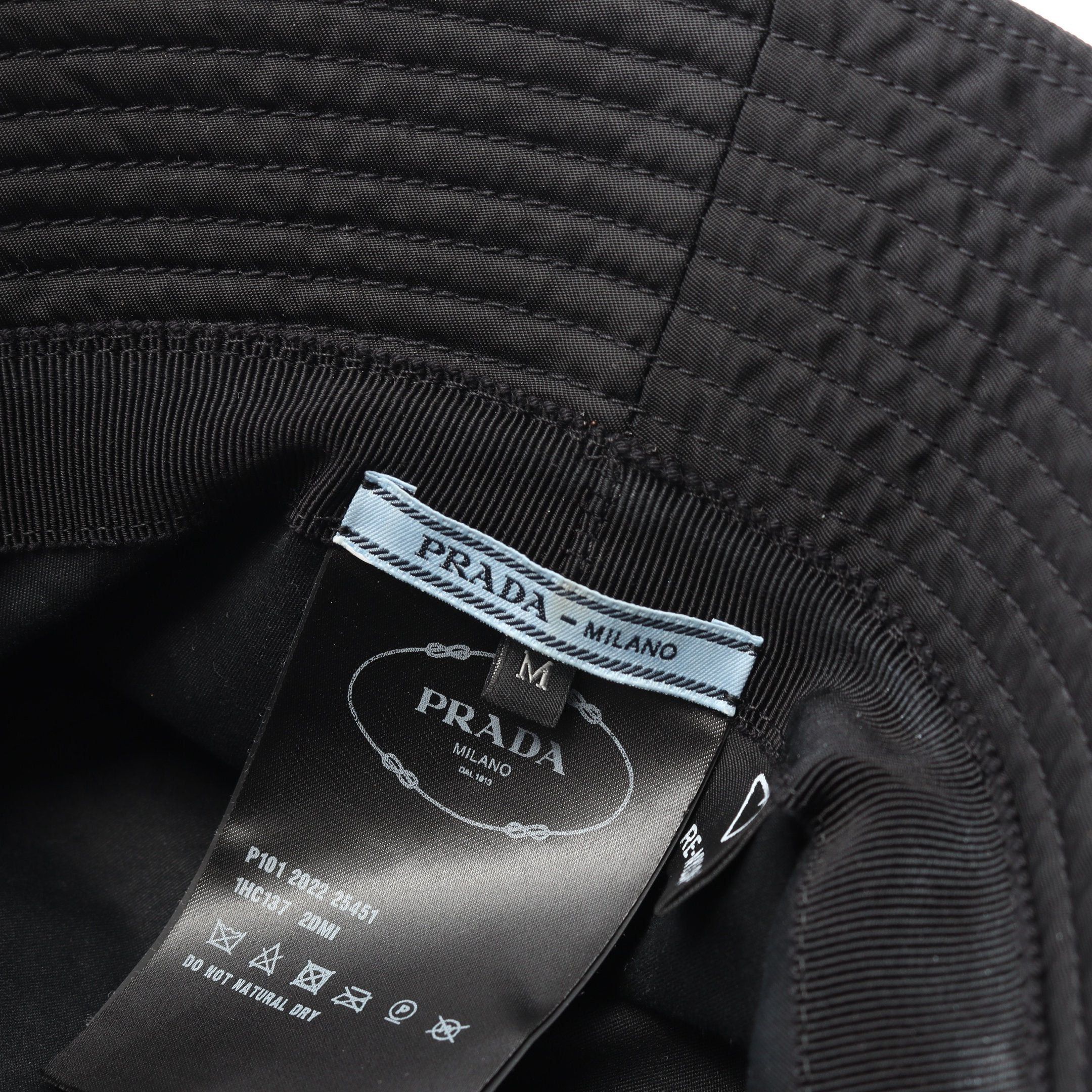 Prada Prada Bucket Hat Nylon Black Size ONE SIZE - 8 Thumbnail