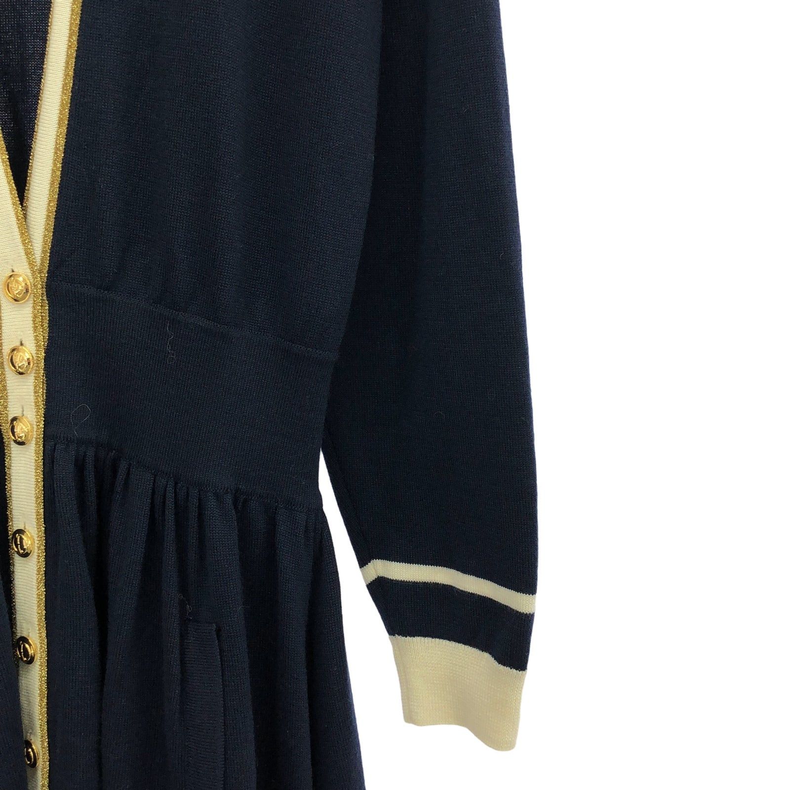 Gucci Gucci One Piece Navy Off White 713541 Wool Size ONE SIZE - 4 Thumbnail