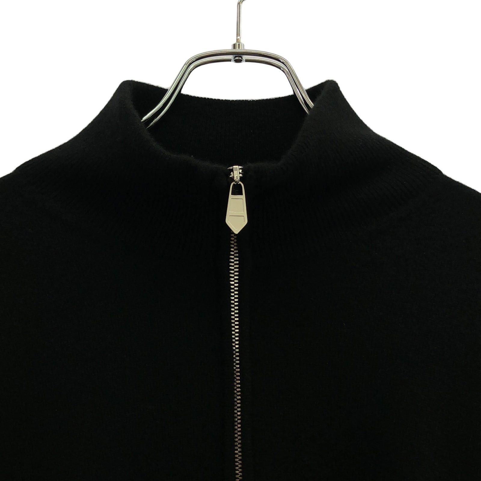 Hermes Hermes Half Zip Knit Black Cashmere Size ONE SIZE - 3 Thumbnail