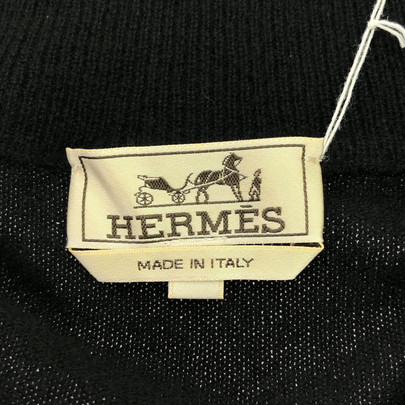 Hermes Hermes Half Zip Knit Black Cashmere Size ONE SIZE - 5 Thumbnail