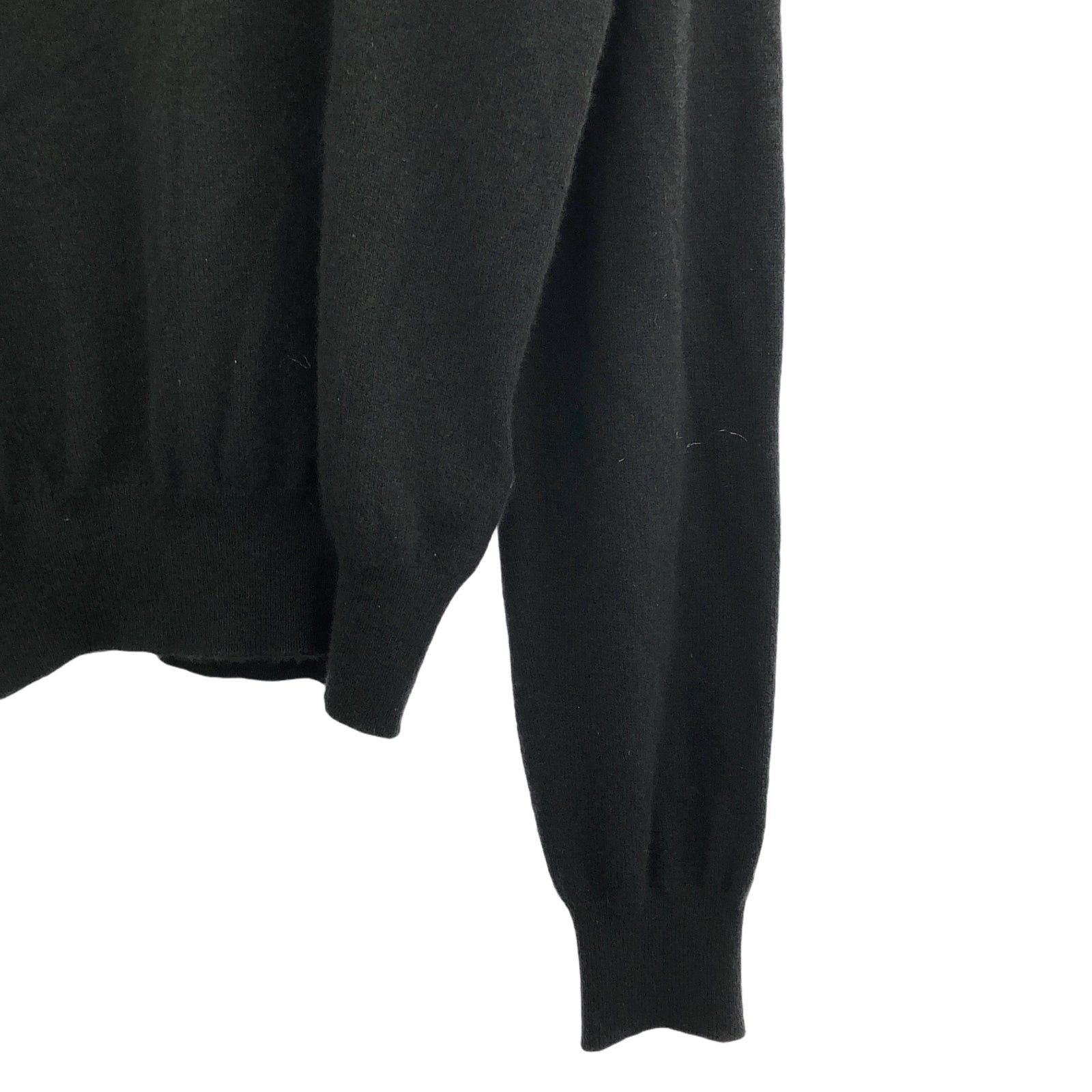 Hermes Hermes Half Zip Knit Black Cashmere Size ONE SIZE - 4 Thumbnail