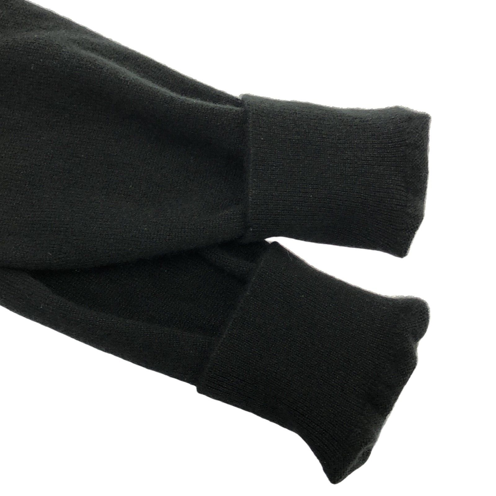 Hermes Hermes Half Zip Knit Black Cashmere Size ONE SIZE - 10 Thumbnail