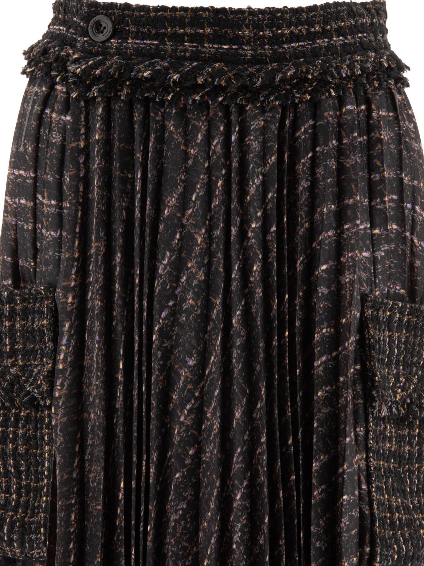 Sacai Pleated Skirt With Cargo Pockets Size 32" / US 10 / IT 46 - 3 Thumbnail