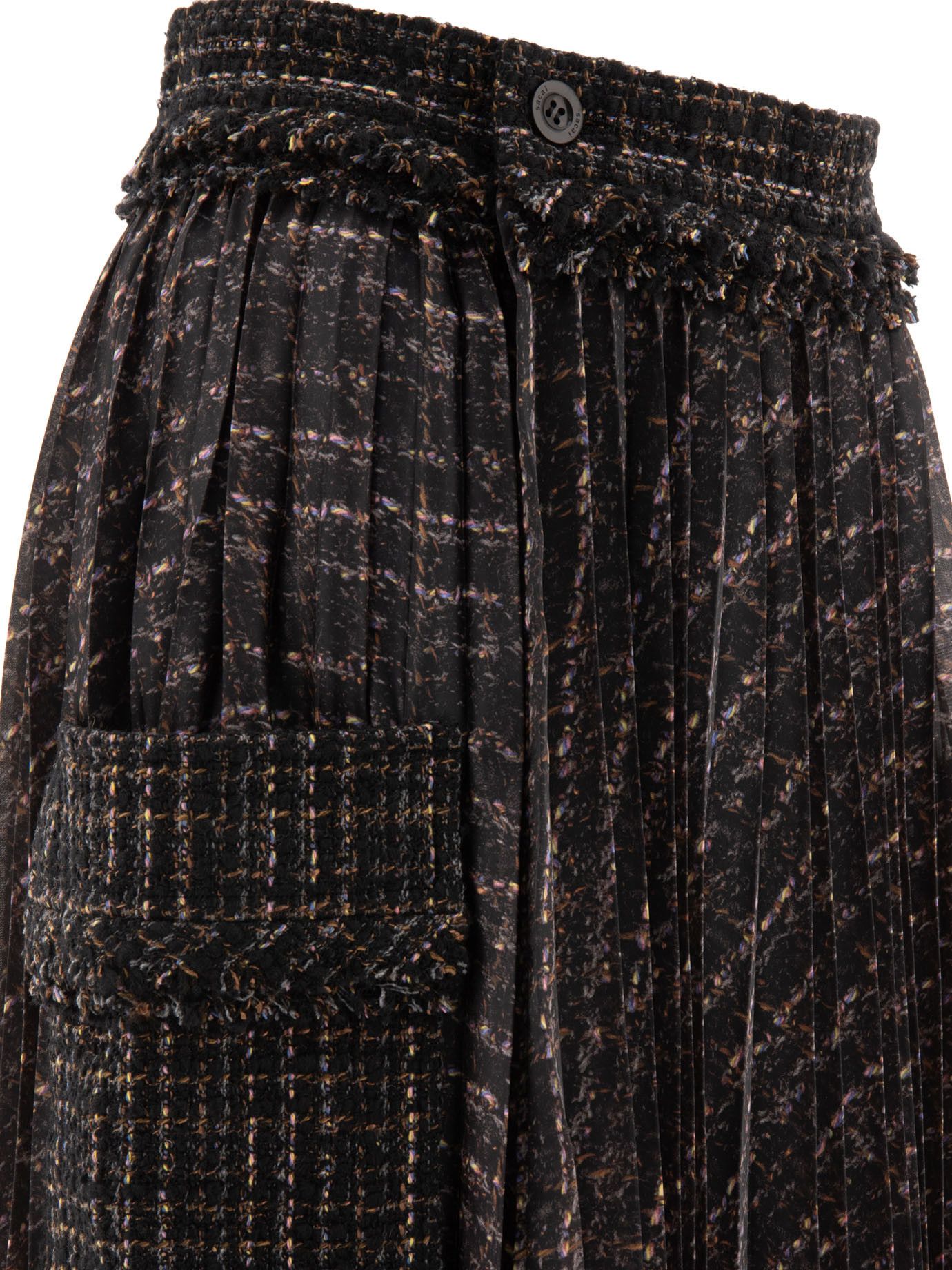 Sacai Pleated Skirt With Cargo Pockets Size 32" / US 10 / IT 46 - 4 Thumbnail