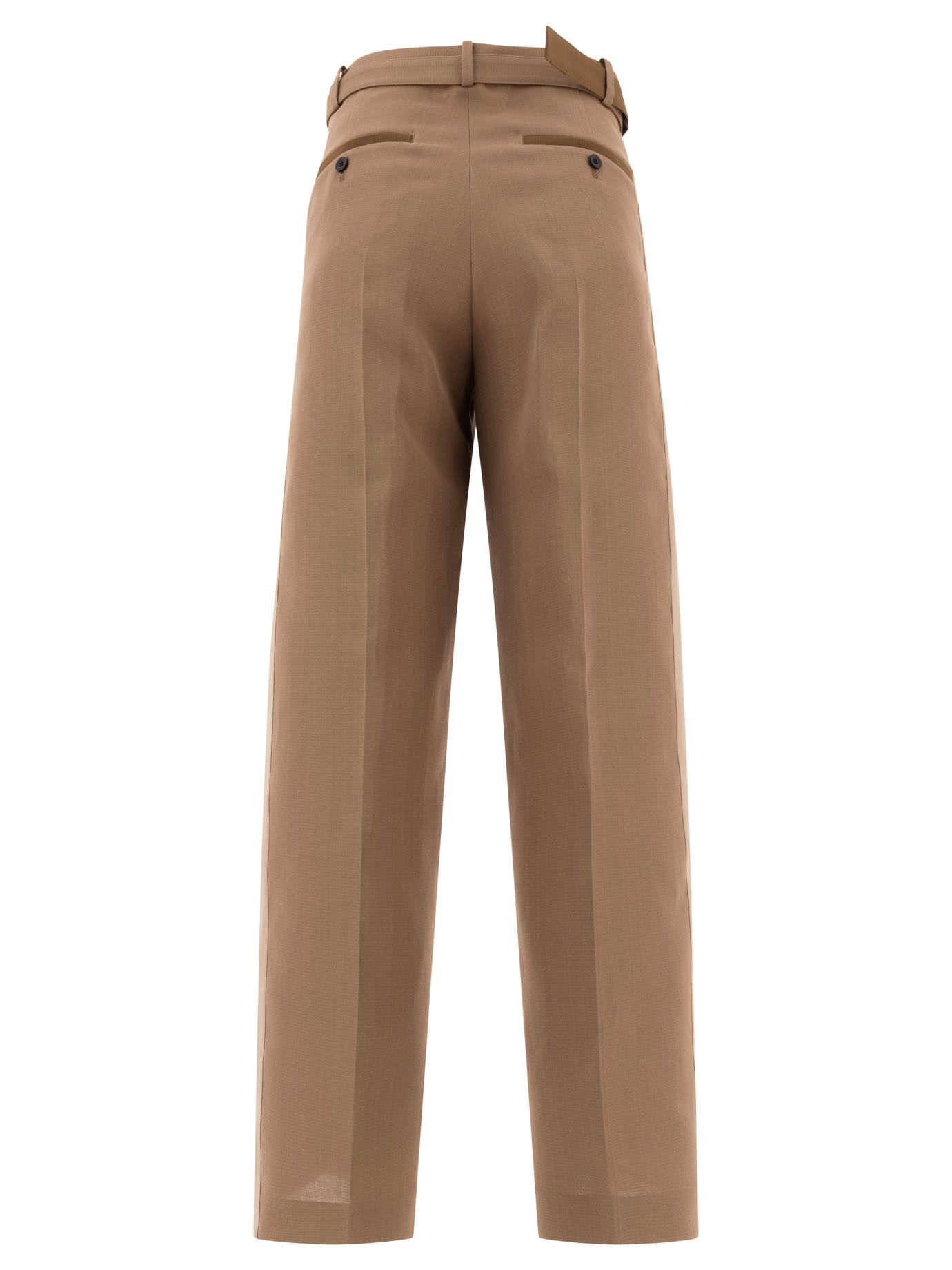 Sacai Tailored Belted Trousers Size 30" / US 8 / IT 44 - 2 Thumbnail