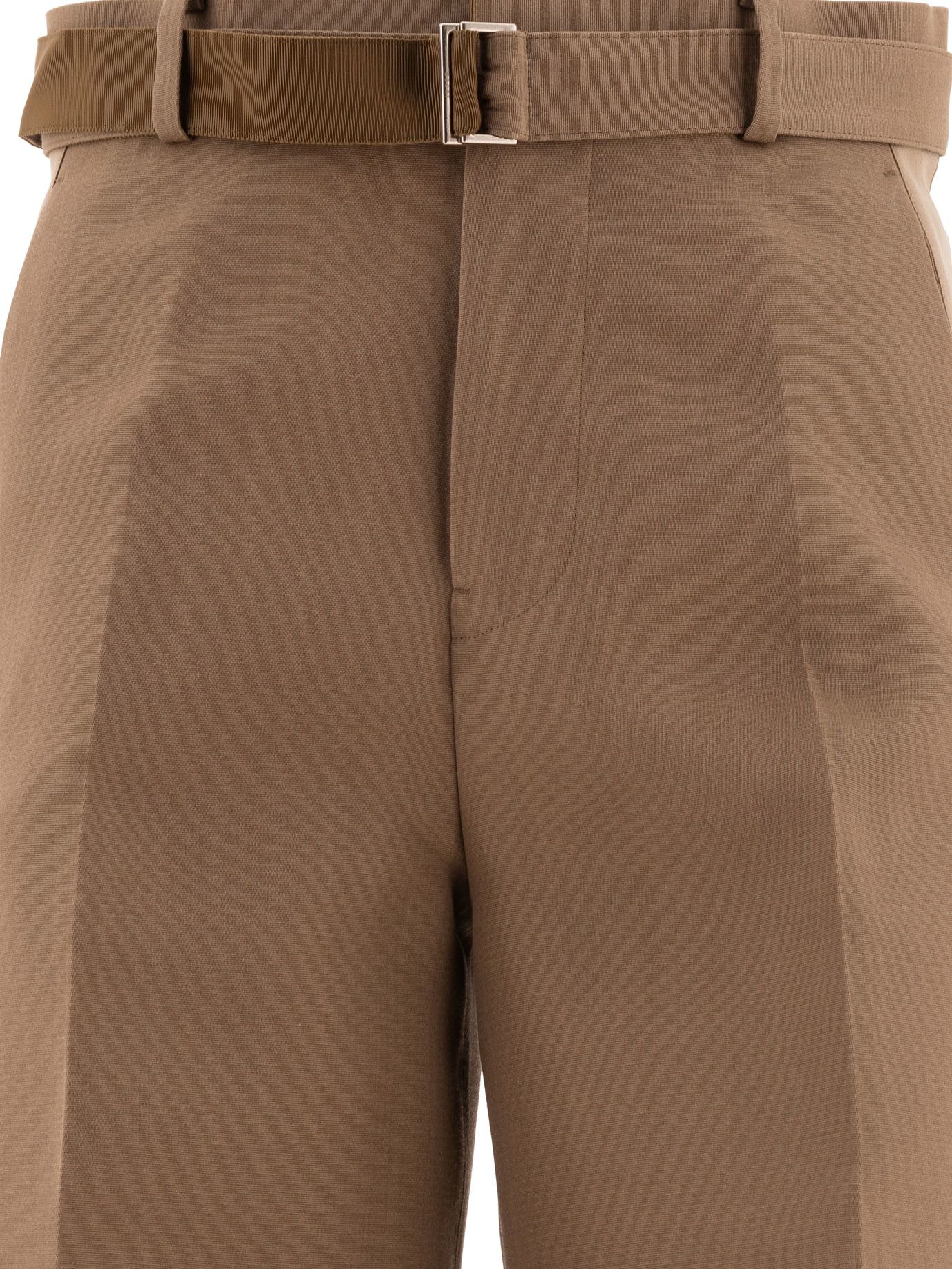 Sacai Tailored Belted Trousers Size 30" / US 8 / IT 44 - 3 Thumbnail