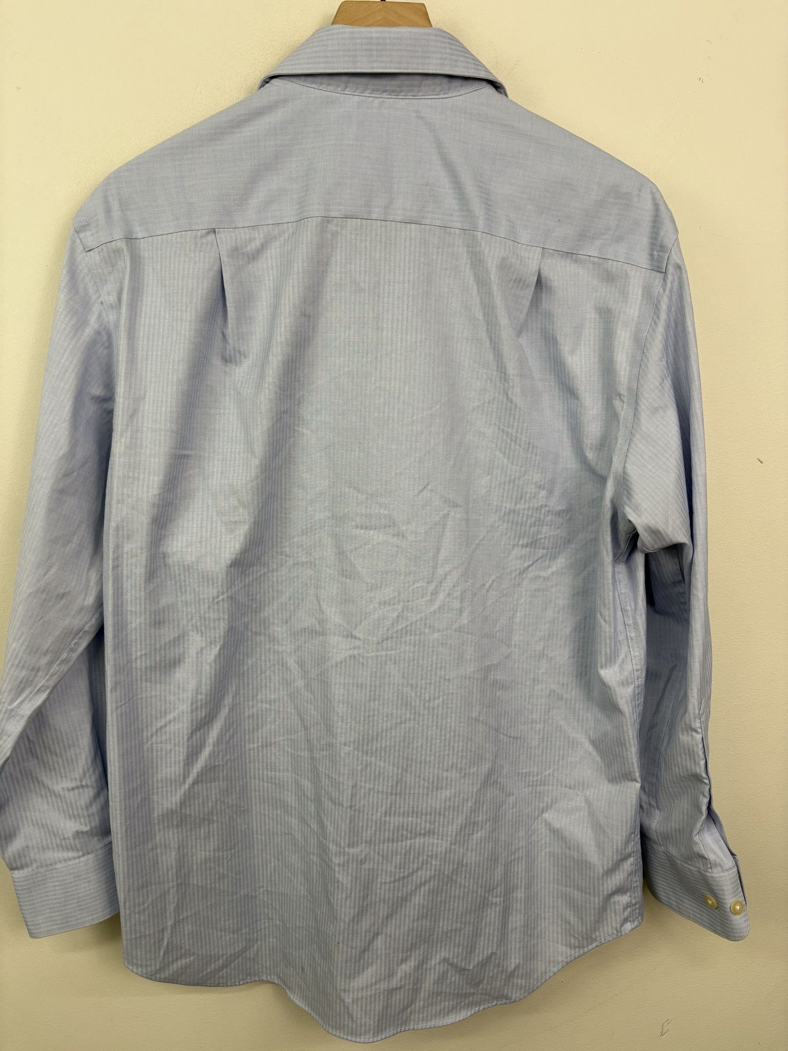 Gap × Polo Ralph Lauren × Vintage Vintage Longsleeve Textured Line Pattern Kenneth Cole Button Up Collared Shirt Size L Size US L / EU 52-54 / 3 - 3 Thumbnail