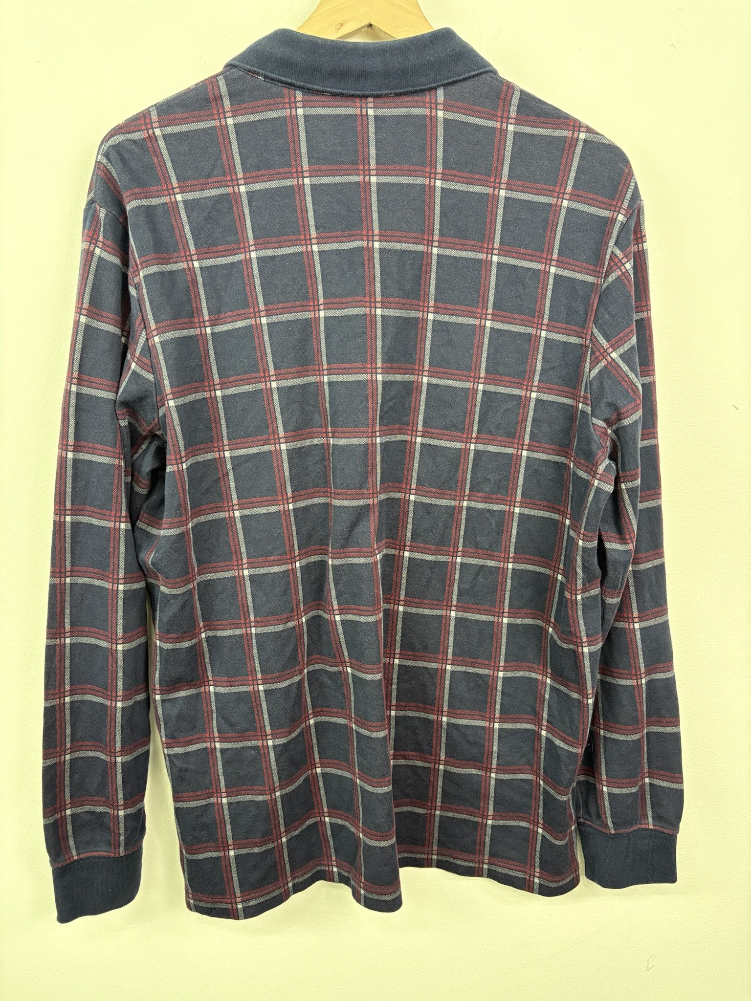 Gap × Polo Ralph Lauren × Vintage Vintage Lined Two Tone Pattern G.H Bass & Co Collared Quarter Button Up Collared Shirt L Size US L / EU 52-54 / 3 - 6 Thumbnail