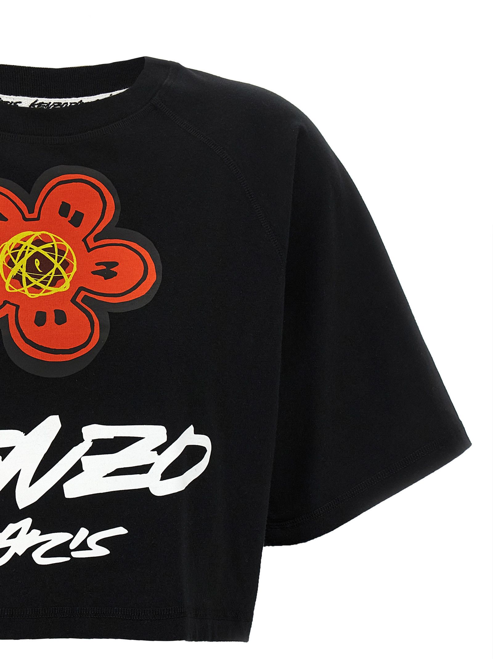 Kenzo 'Futura' Cropped T-Shirt Size M / US 6-8 / IT 42-44 - 3 Thumbnail