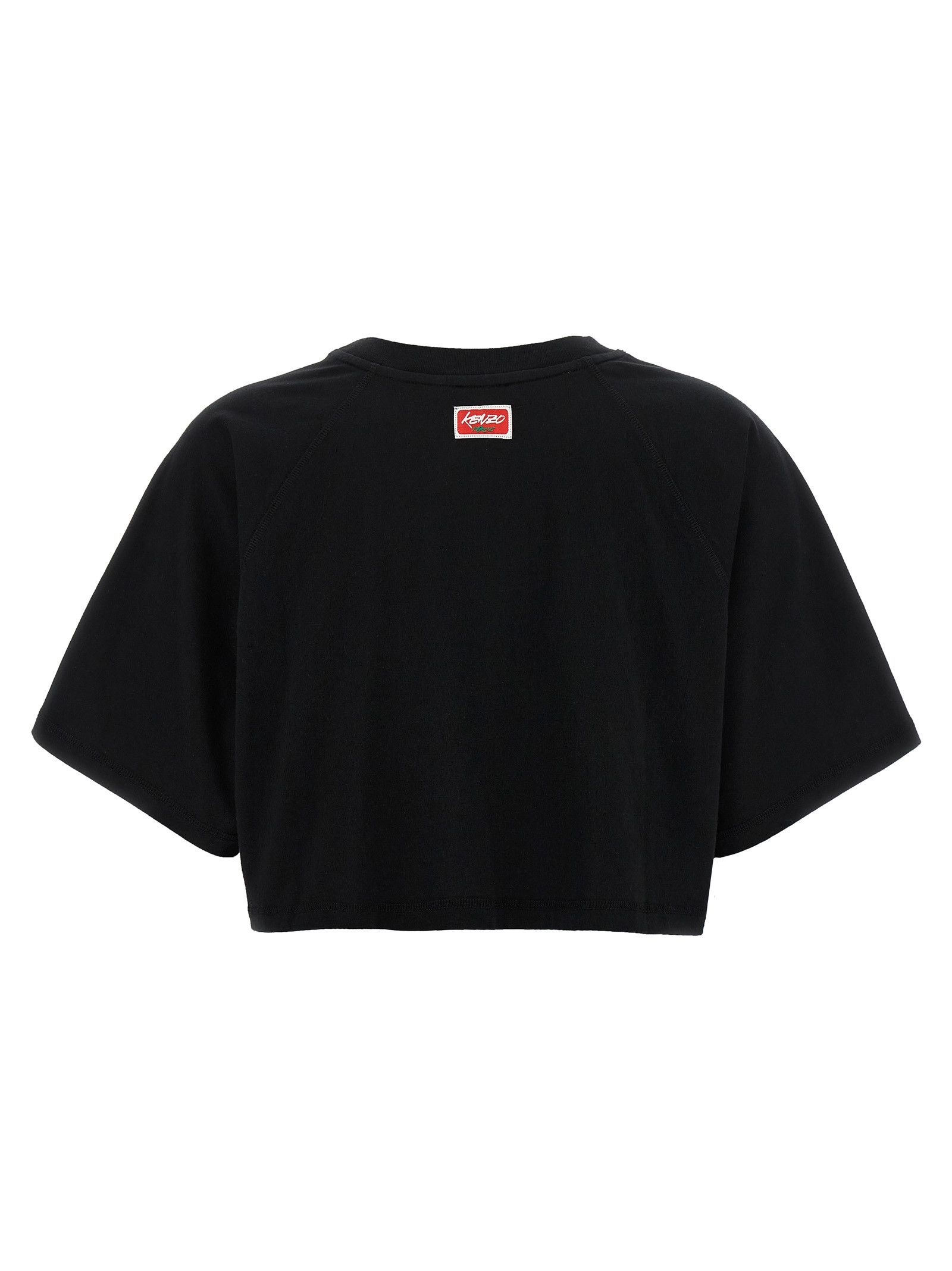 Kenzo 'Futura' Cropped T-Shirt Size M / US 6-8 / IT 42-44 - 2 Thumbnail