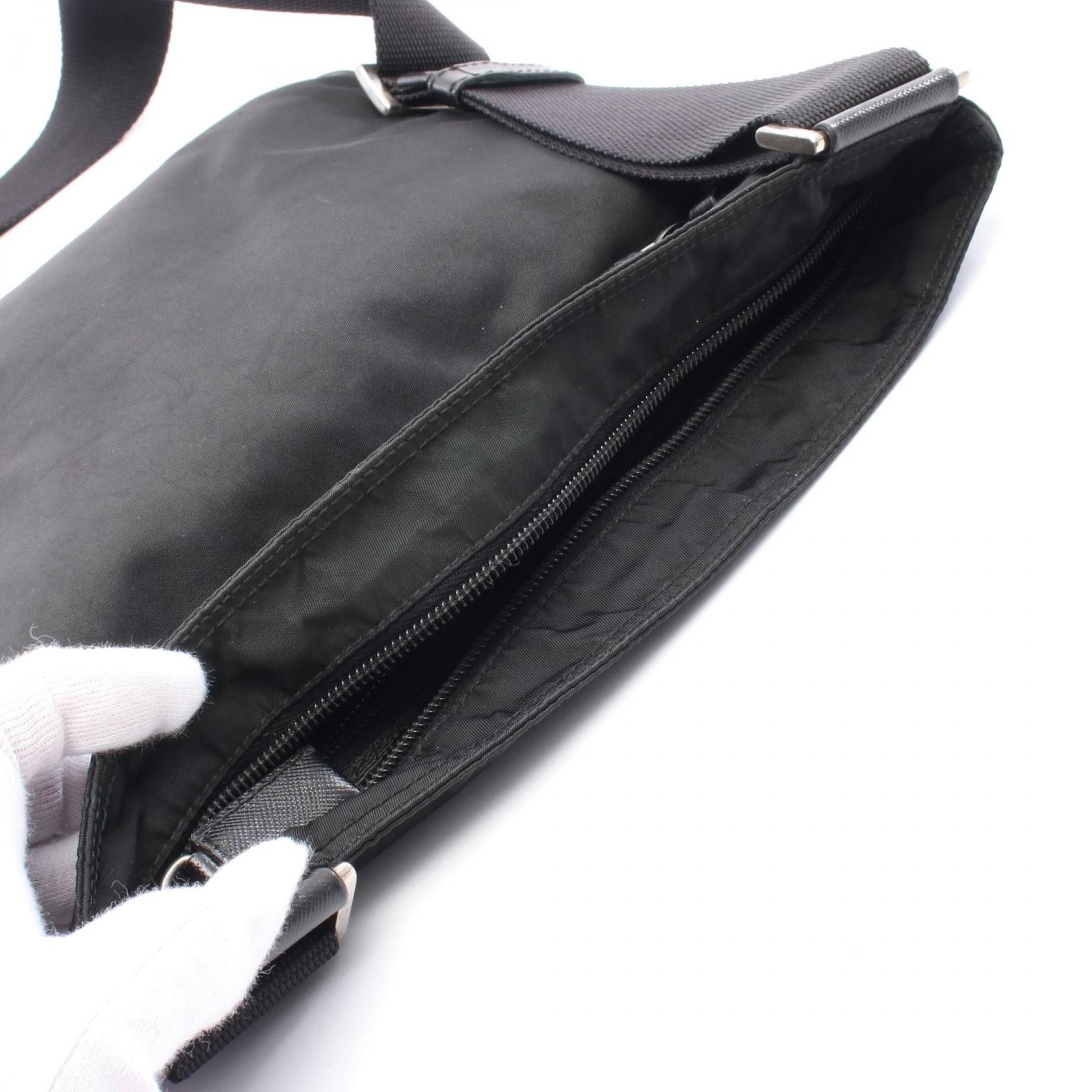 Prada Prada Prada Nylon Leather Shoulder Bag Leather Shoulder Bag Size ONE SIZE - 5 Thumbnail