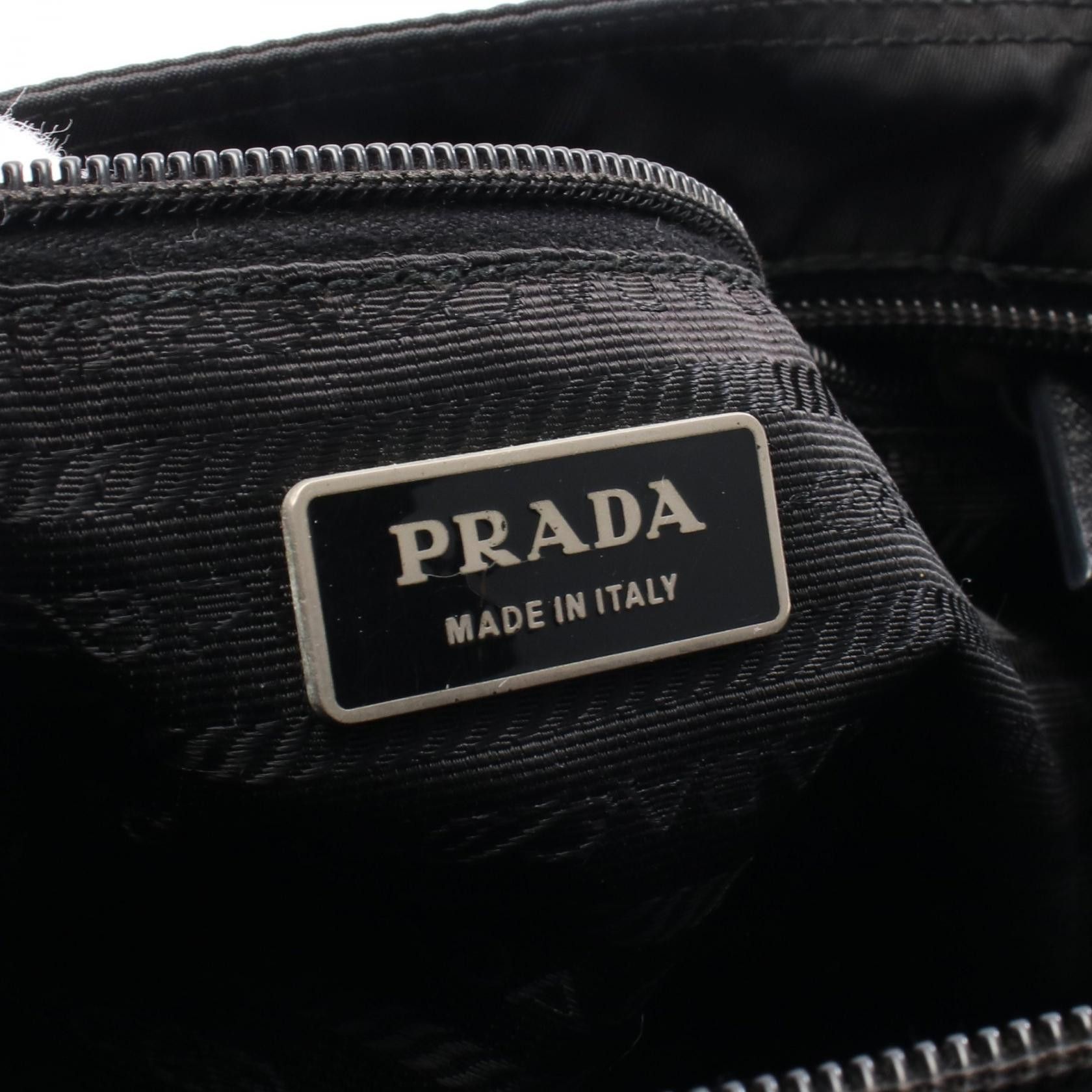 Prada Prada Prada Nylon Leather Shoulder Bag Leather Shoulder Bag Size ONE SIZE - 4 Thumbnail