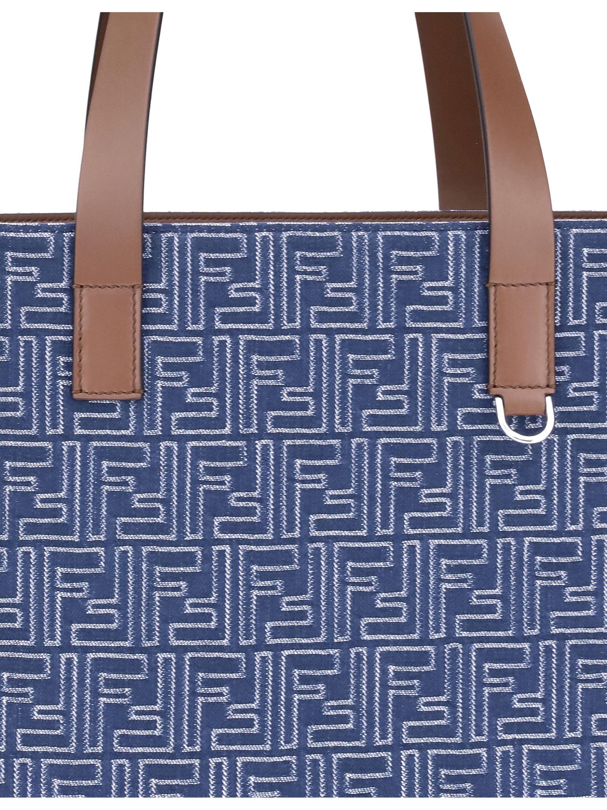 トートバッグ Fendi Embroidered Denim Summer Shopping Bag Fendi Embroderied denim Tote Bag | Grailed