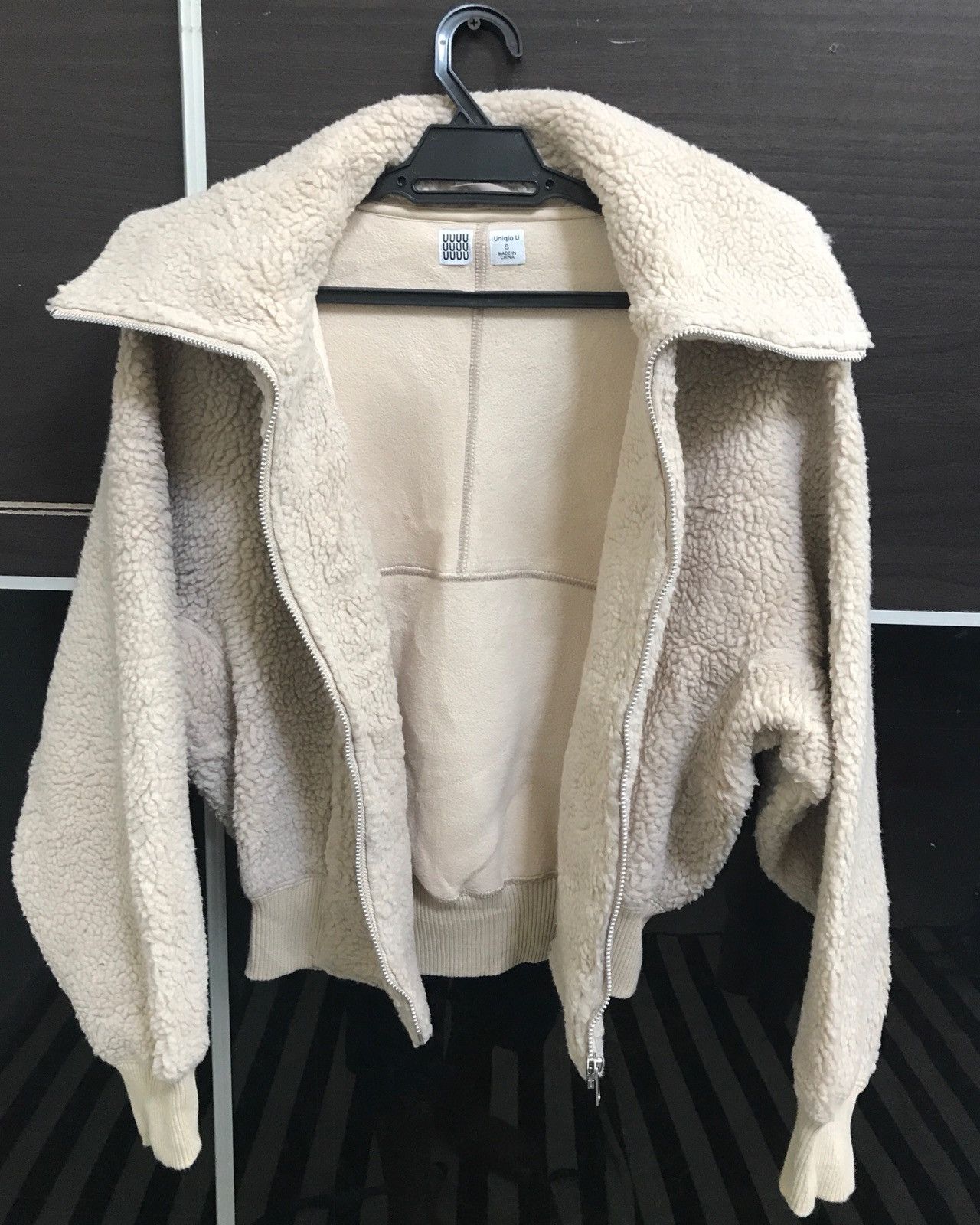 Uniqlo Uniqlo U fleece sherpa jacket for women Size S / US 4 / IT 40 - 9 Thumbnail