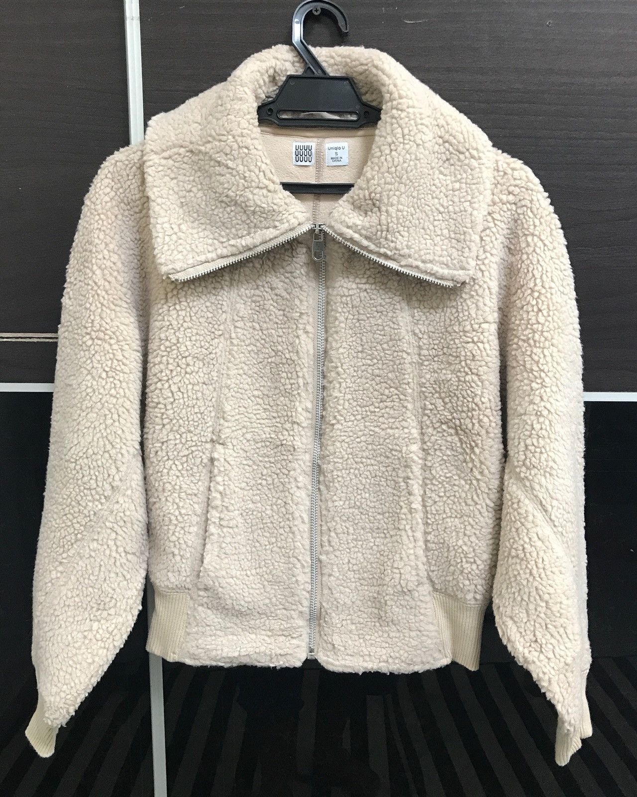 Uniqlo Uniqlo U fleece sherpa jacket for women Size S / US 4 / IT 40 - 1 Thumbnail
