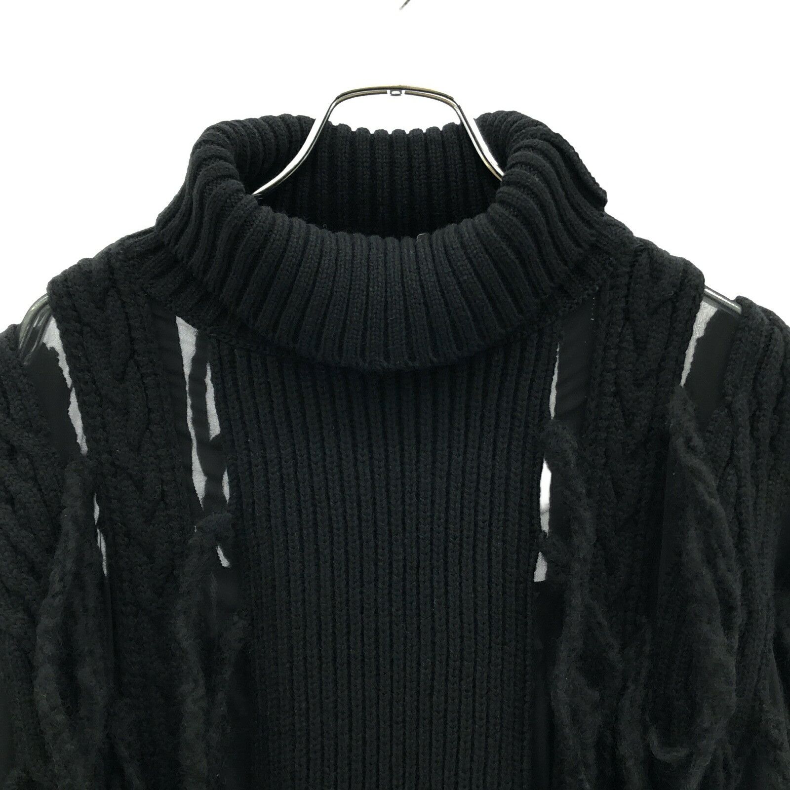 Sacai Sacai Knit Dress Wool Dress Natural Material Dresses DUTY