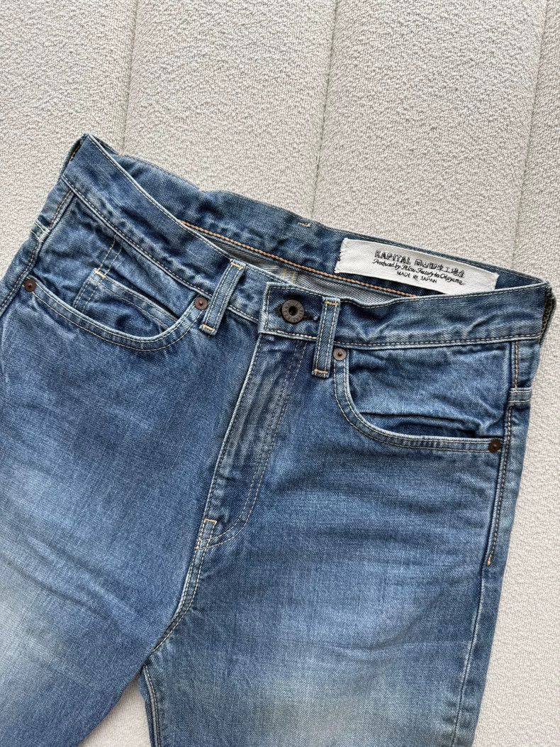 Kapital Blue Denim Flared Casual Trousers for Women Size US 28 / EU 44 - 6 Thumbnail