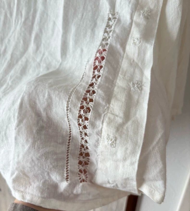 Kapital Embroidered Linen Tunic with Roll-up Sleeves Size US M / EU 48-50 / 2 - 8 Thumbnail