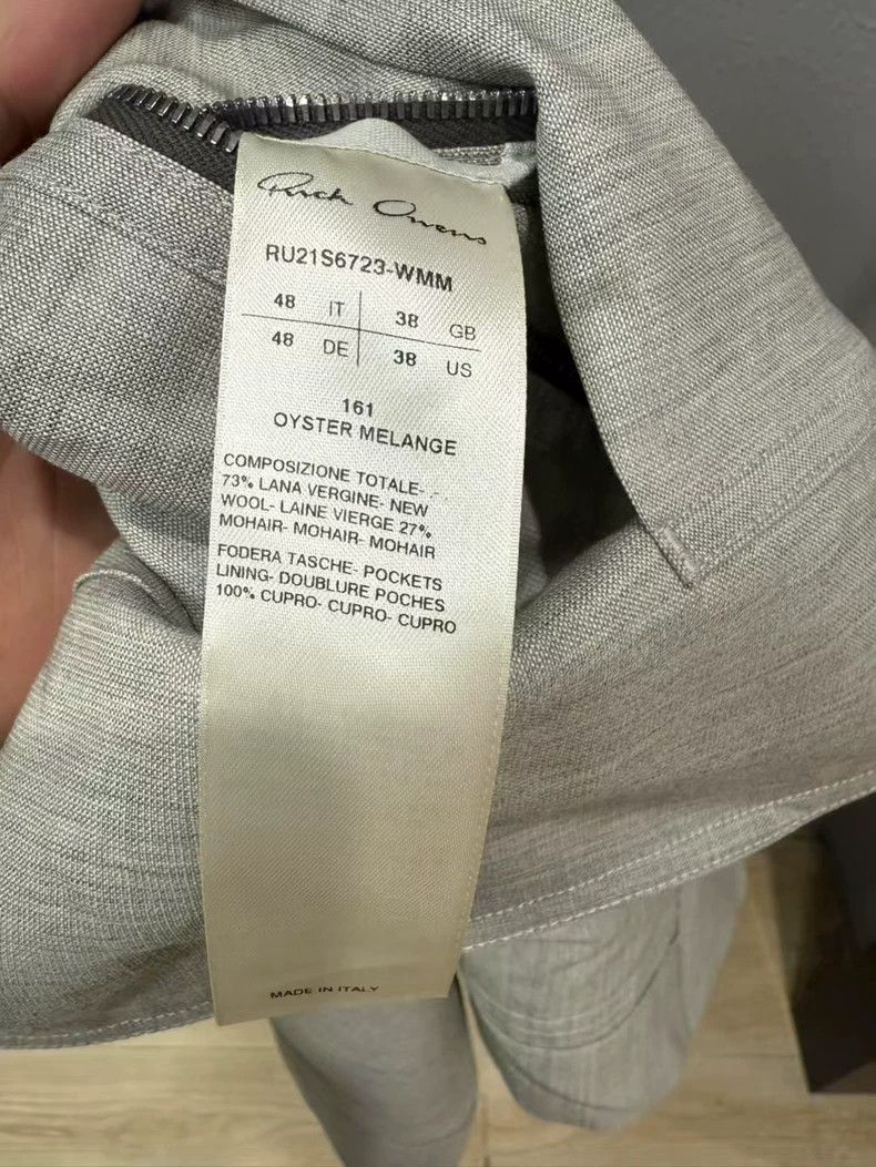 Rick Owens Rick Owens Linen Suit Jacket Size 48 Size US L / EU 52-54 / 3 - 4 Thumbnail